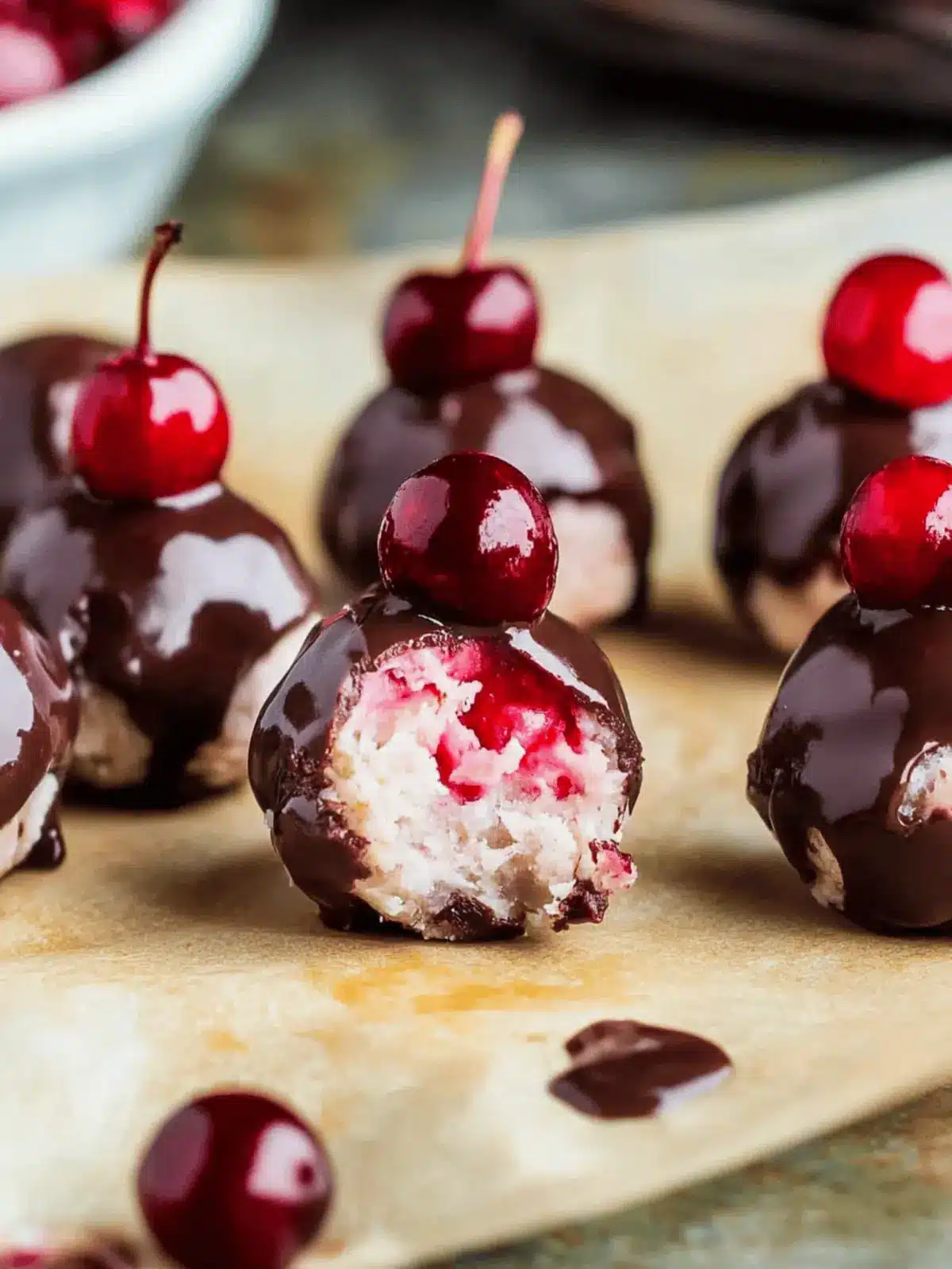 Delicious Cherry Bourbon Balls for Easy Homemade Treats 4 Cherry Bourbon Balls