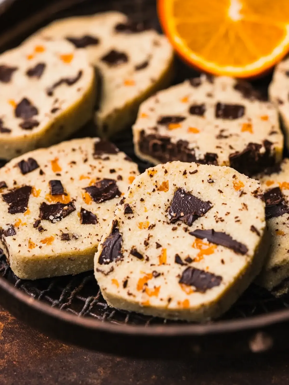 Melt-in-Your-Mouth Chocolate Orange Shortbread Cookies 2 Chocolate Orange Shortbread Cookies