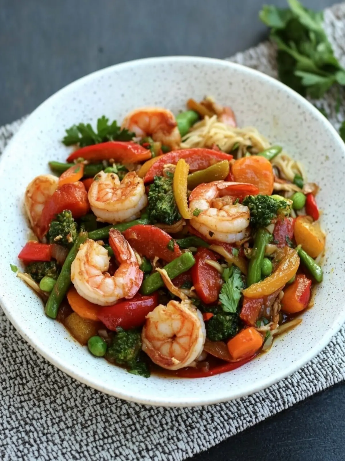 Tantalizing Spicy Shrimp & Vegetable Stir-Fry in 37 Minutes 2 Spicy Shrimp & Vegetable Stir Fry