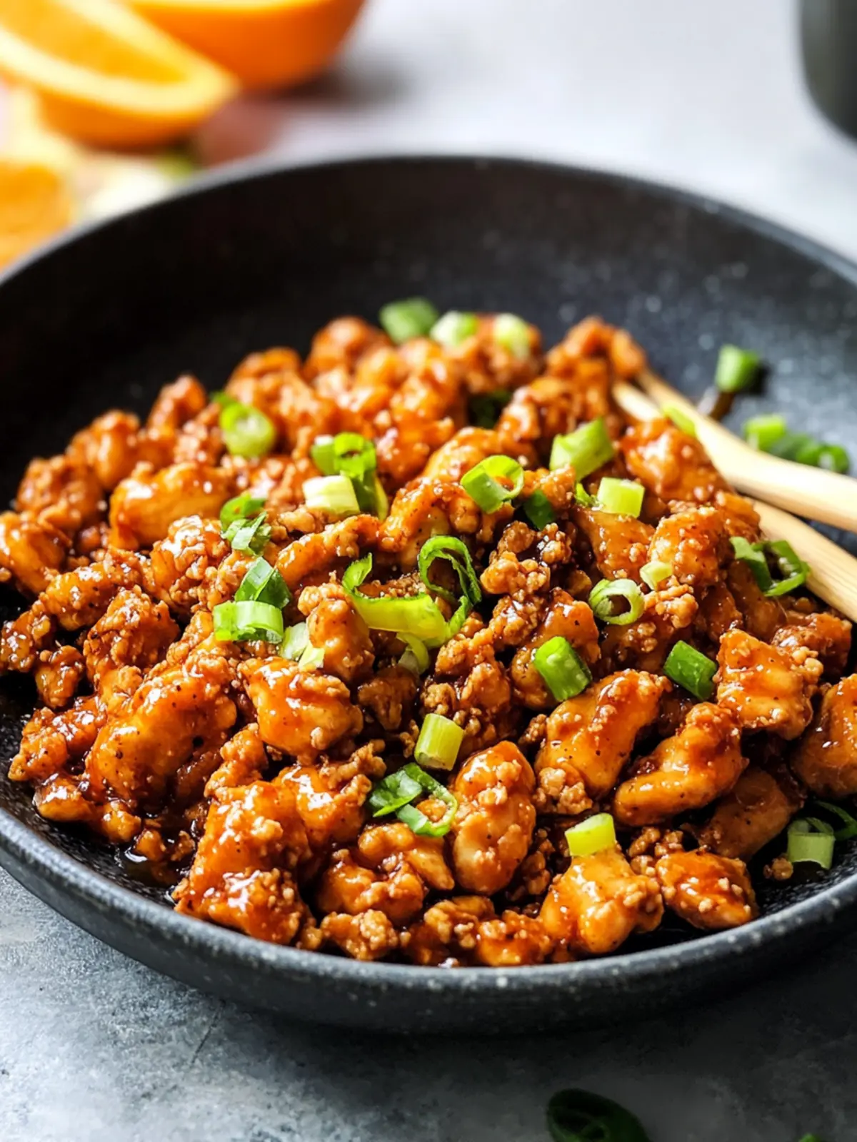 Quick Sticky Ground Orange Chicken That's Healthy and Delicious 3 Sticky Ground Orange Chicken