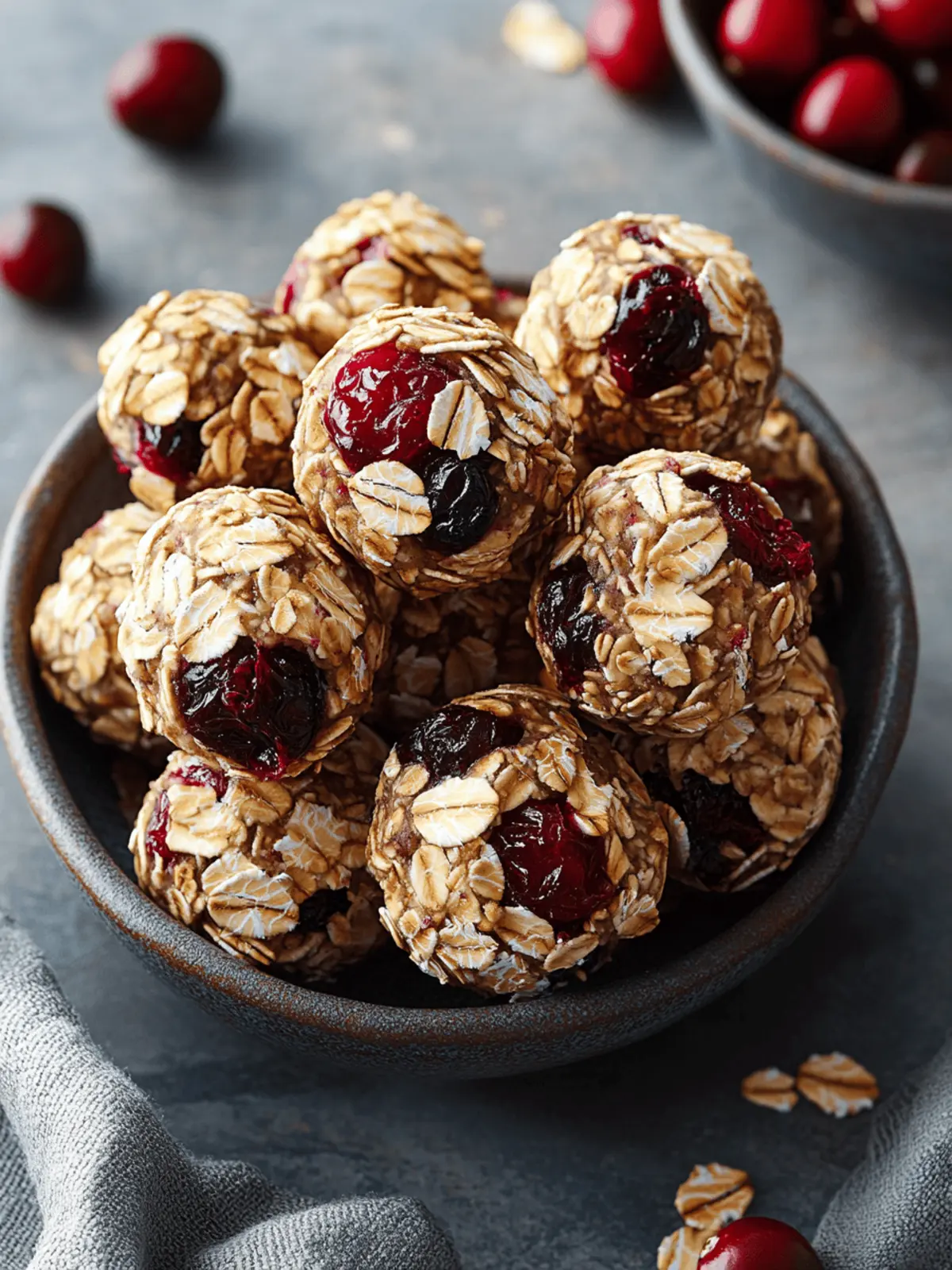 No-Bake Cranberry Oat Bites for Healthy Snacking Bliss 2 No-Bake Cranberry Oat Bites