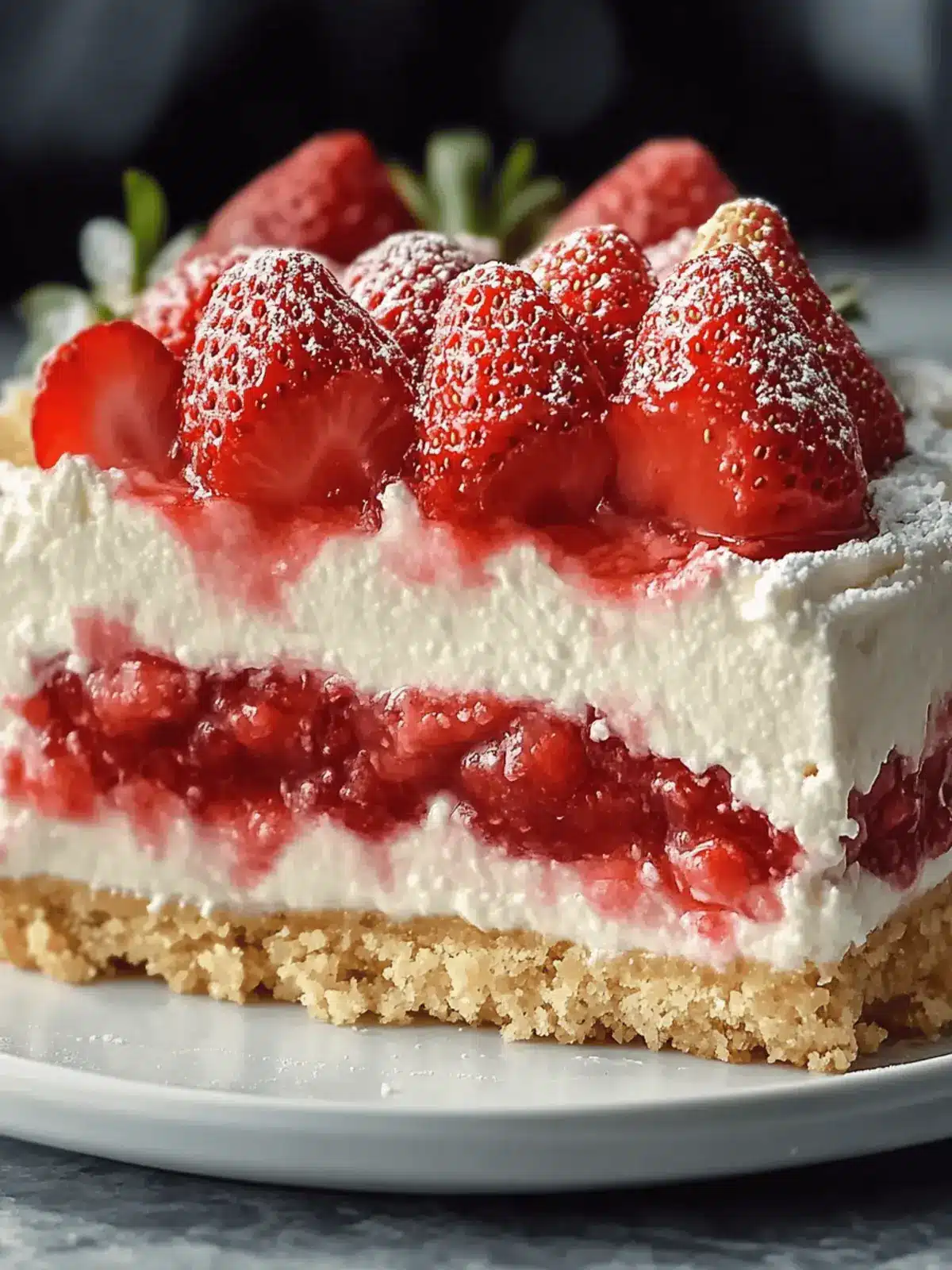Decadent Strawberry Shortcake Cheesecake for Celebrations 4 Strawberry Shortcake Cheesecake