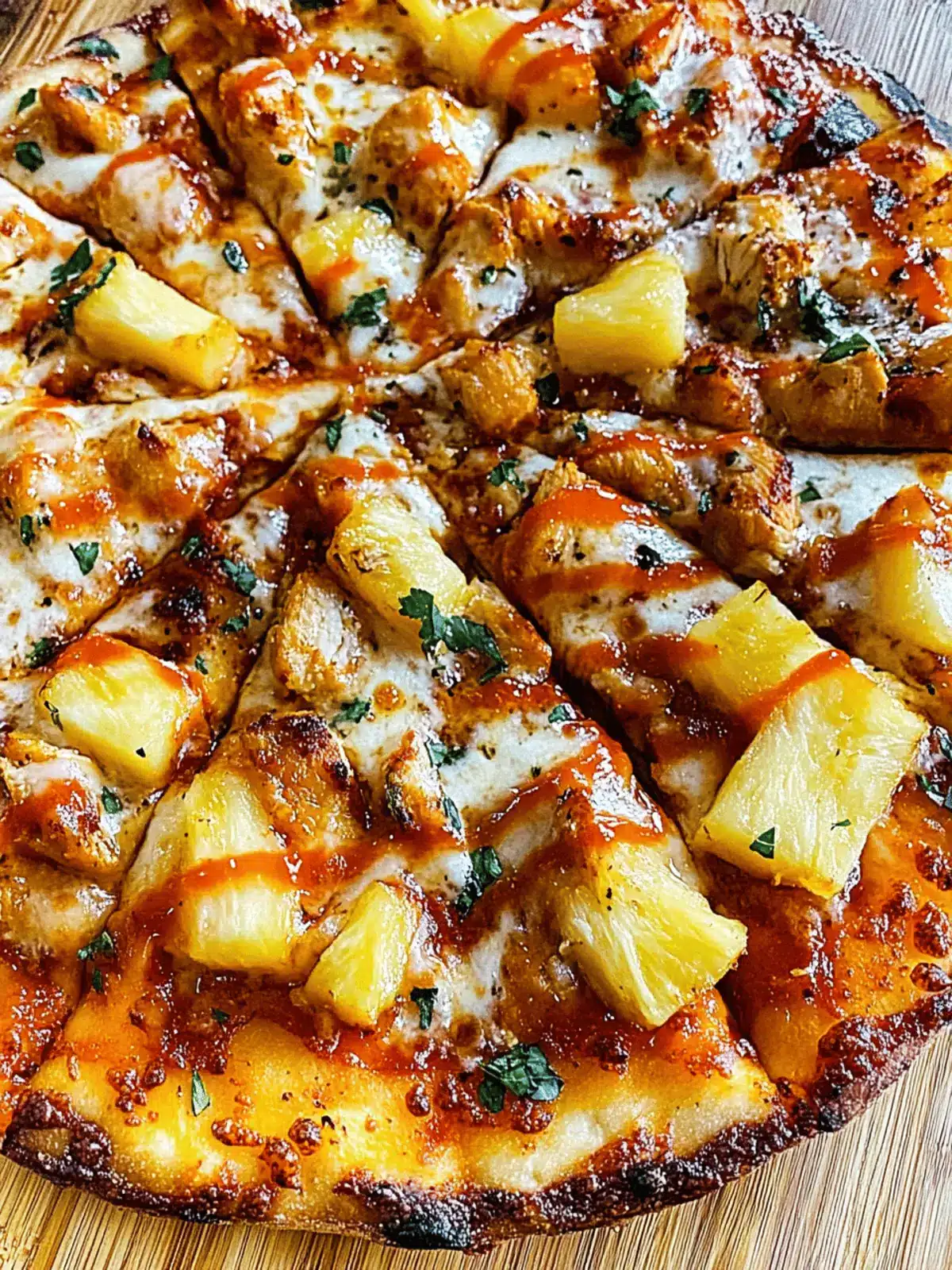 Pineapple Sriracha Chicken Outdoor Pizza that Wows Every Bite 4 Pineapple Sriracha Chicken Outdoor Pizza