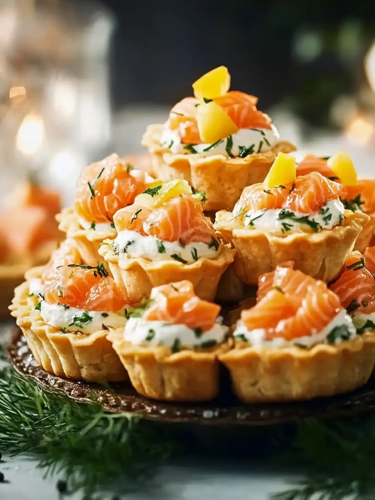Delicious Salmon Tartlets: Elegant Bites for Any Gathering 3 Salmon Tartlets