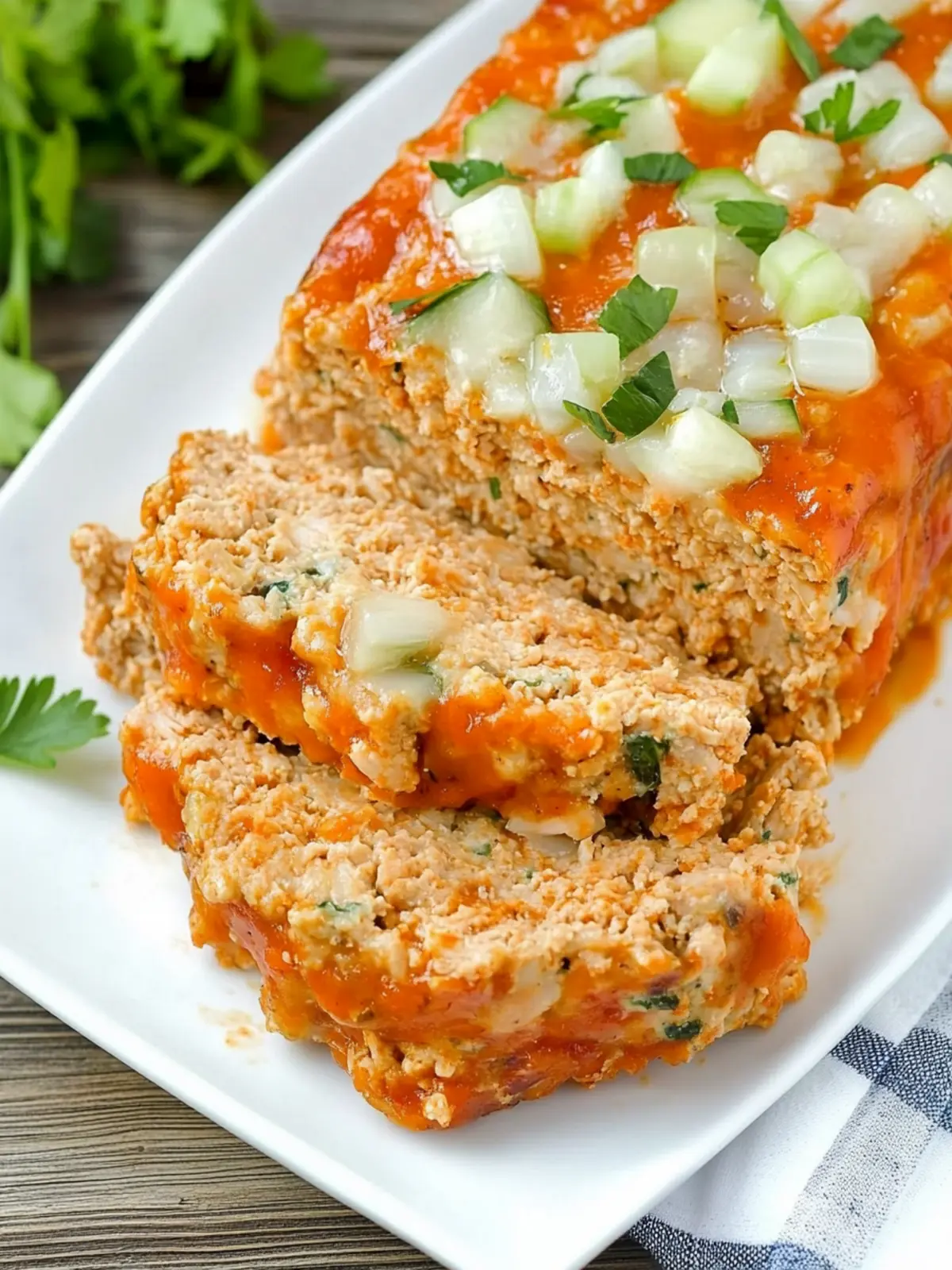 Buffalo Chicken Meatloaf That Will Spice Up Your Weeknight Dinner 3 Buffalo Chicken Meatloaf