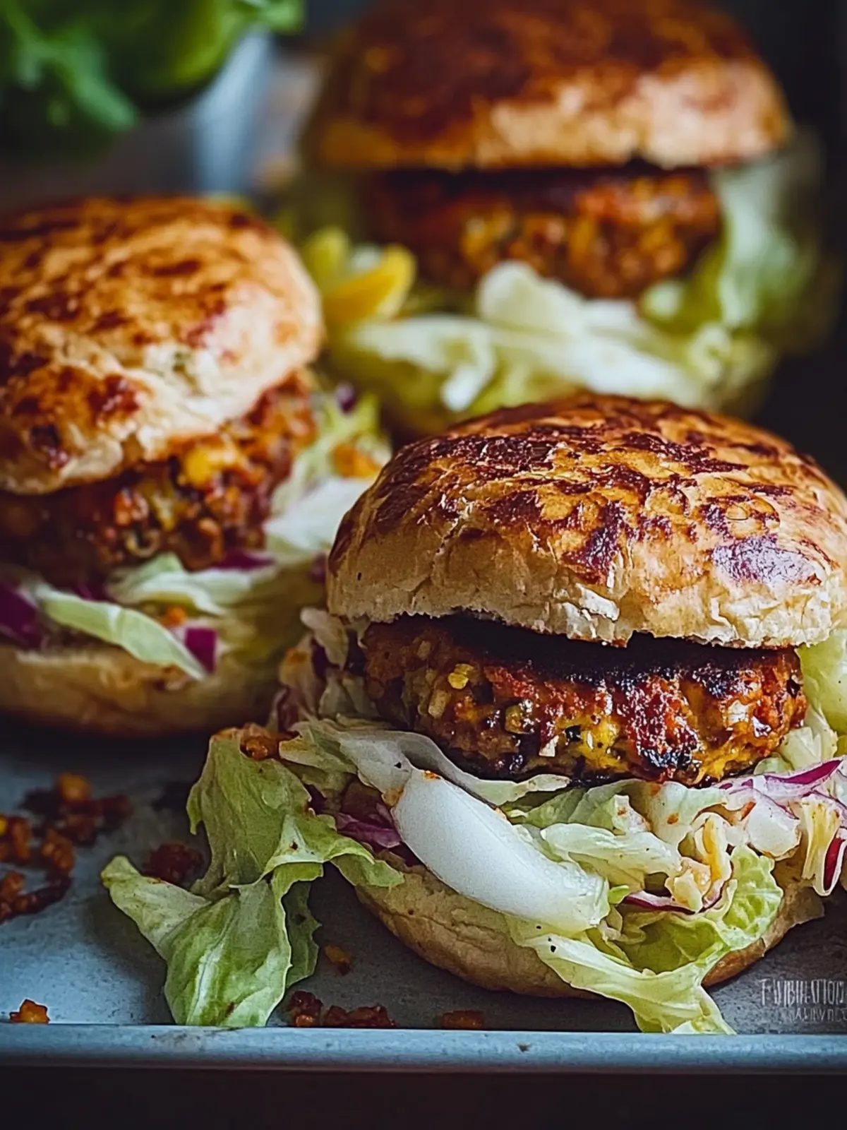 Oven-Baked Cabbage Burgers: A Healthy Twist on Comfort Food 2 Oven-Baked Cabbage Burgers