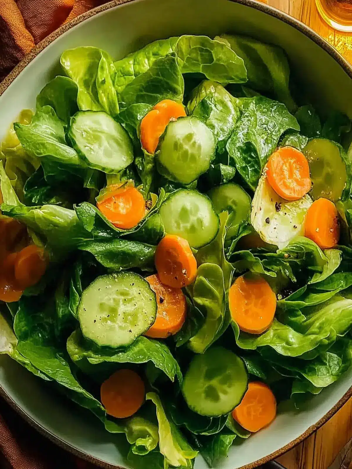 Delicious Butter Lettuce Salad with White Balsamic Vinaigrette 2 Butter Lettuce Salad