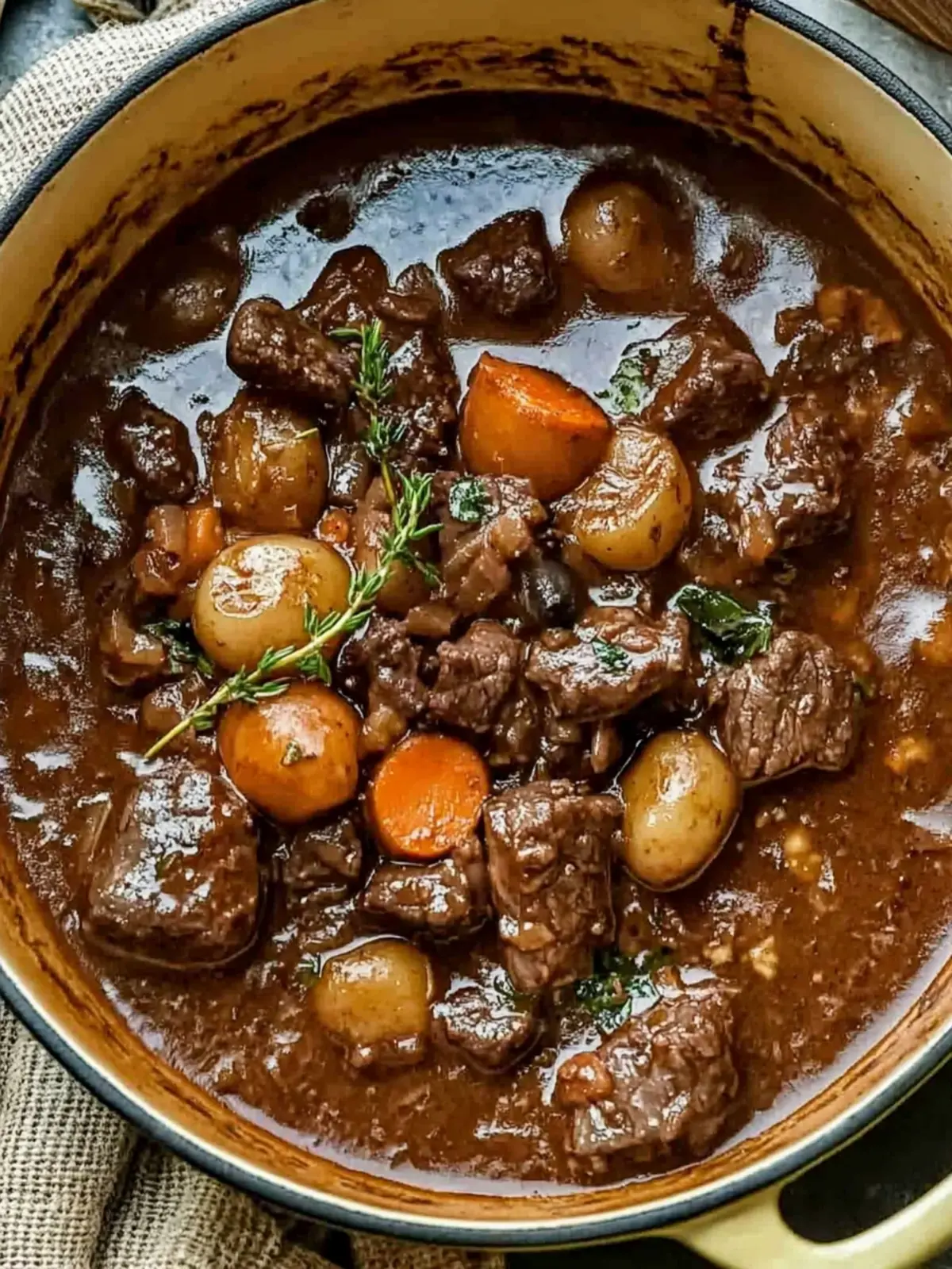 Melt-in-Your-Mouth Beef Carbonnade Slow Cooked with Beer 2 Beef Carbonnade | Slow Cooked Beef and Beer!