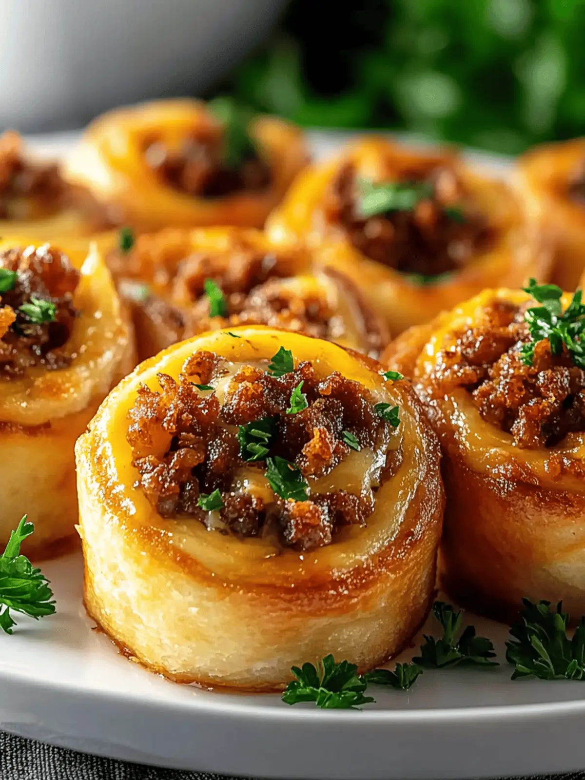 Irresistible Garlic Butter Cheeseburger Rollups for Family Fun 2 Garlic Butter Cheeseburger Rollups
