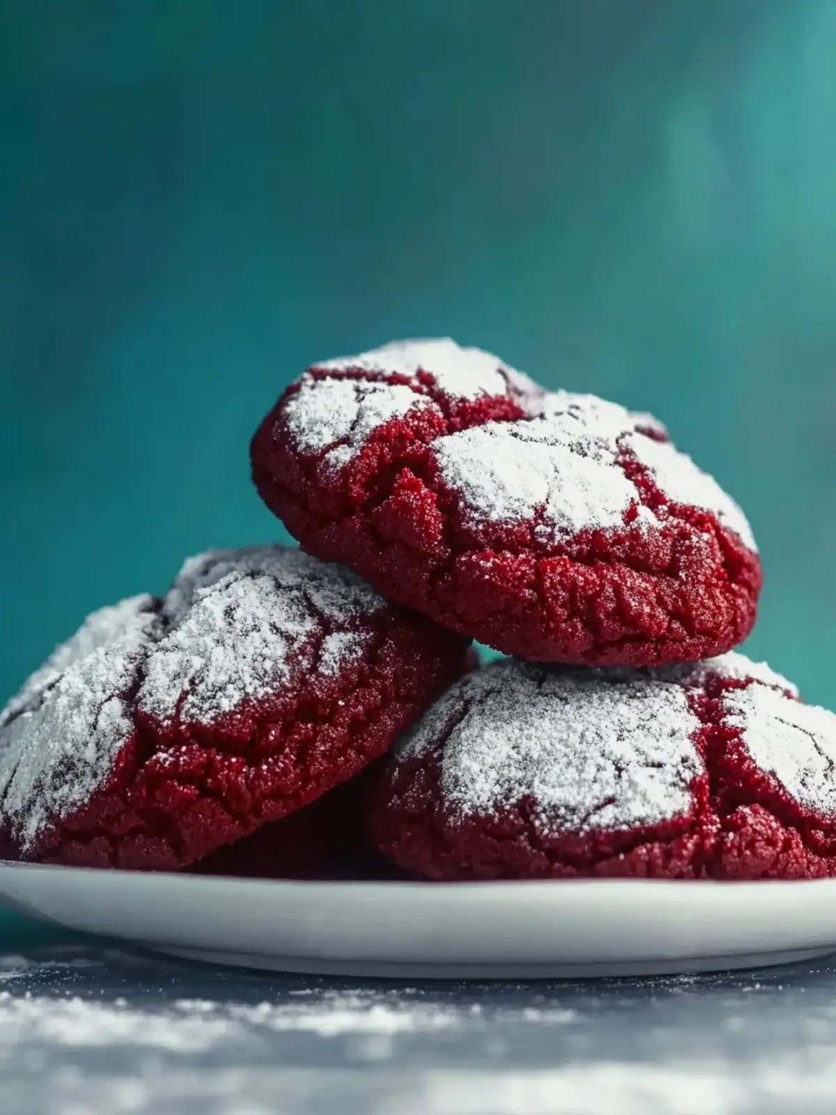 Soft & Fudgy Red Velvet Crinkle Cookies You'll Love to Bake 4 Soft & Fudgy Red Velvet Crinkle Cookies
