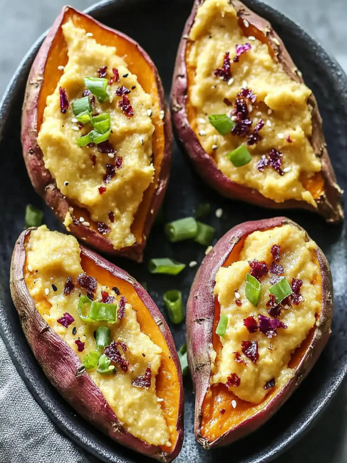 Roasted Japanese Sweet Potatoes with Miso Butter Bliss 4 Roasted Japanese Sweet Potatoes with Miso Butter