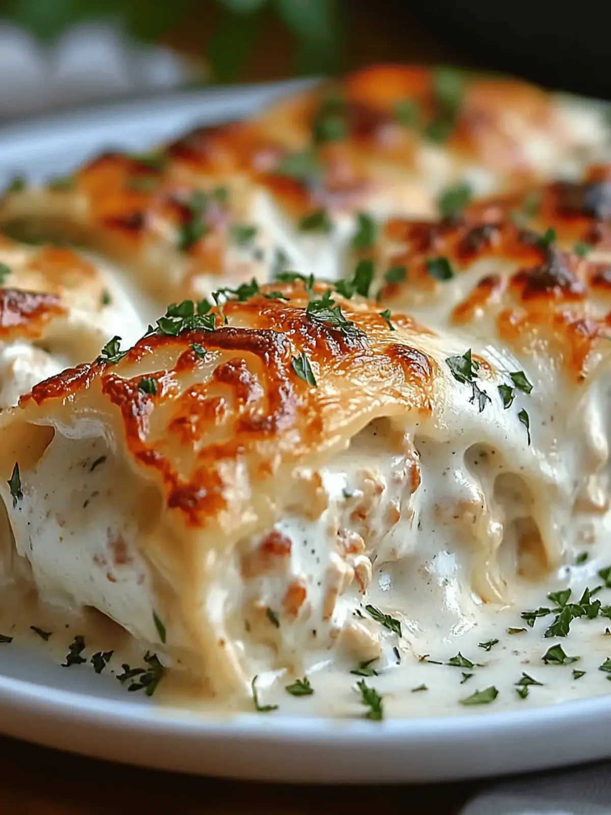 Creamy Chicken Alfredo Lasagna Rolls That Wow Every Bite 4 Chicken Alfredo Lasagna Rolls