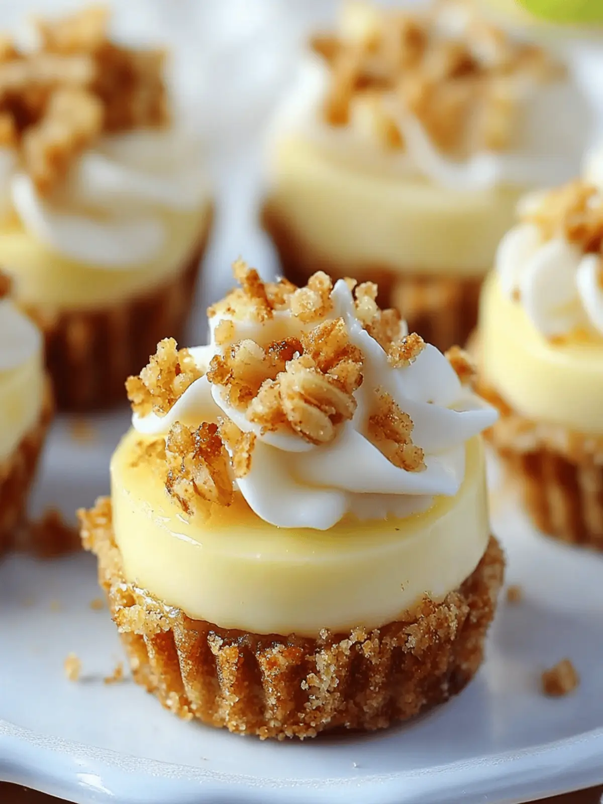Delicious Apple Crisp Mini Cheesecakes for Fall Indulgence 2 Apple Crisp Mini Cheesecakes