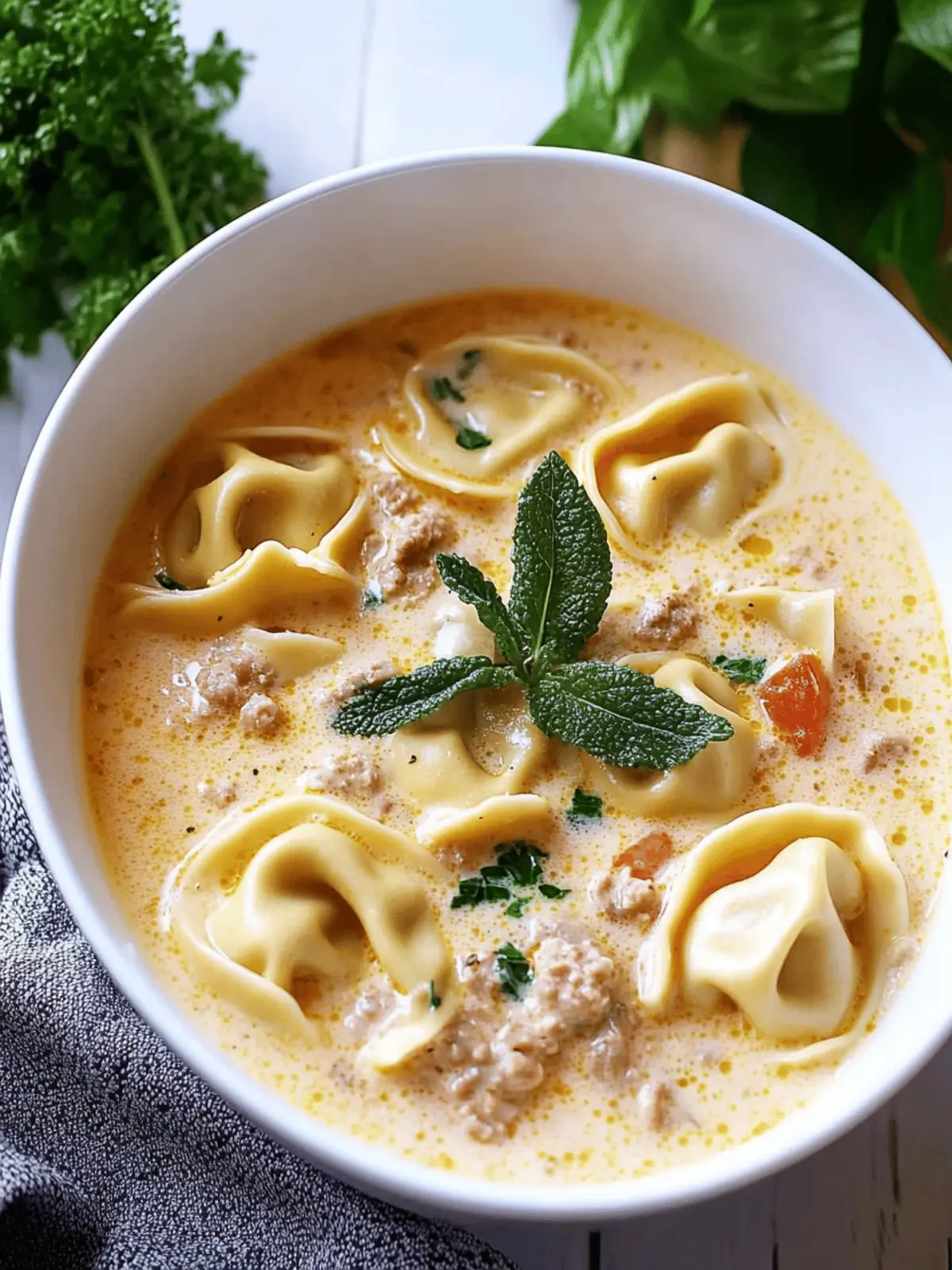 Creamy Tortellini Soup: Your Ultimate Cozy Comfort Bowl 3 Creamy Tortellini Soup