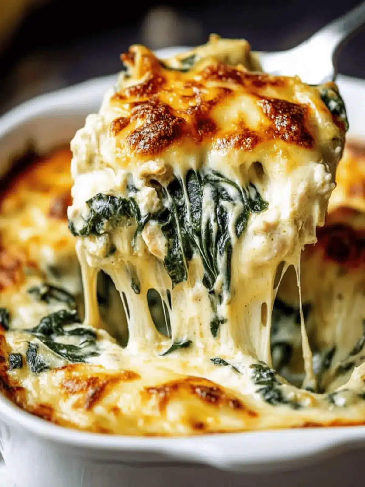 Creamy Spinach Chicken Casserole for Cozy Family Nights 3 Creamy Spinach Chicken Casserole