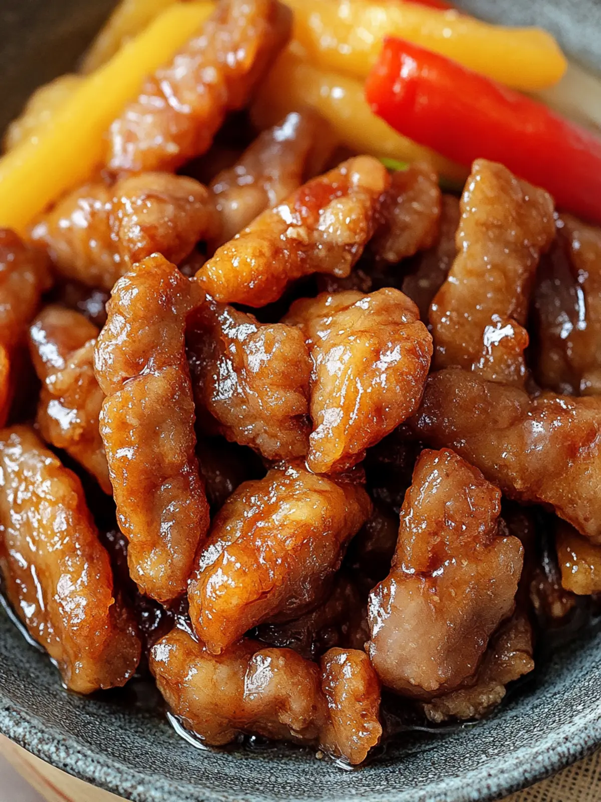 Savory Chinese Sweet and Sour Pork with Authentic Flair 3 Chinese Sweet and Sour Pork