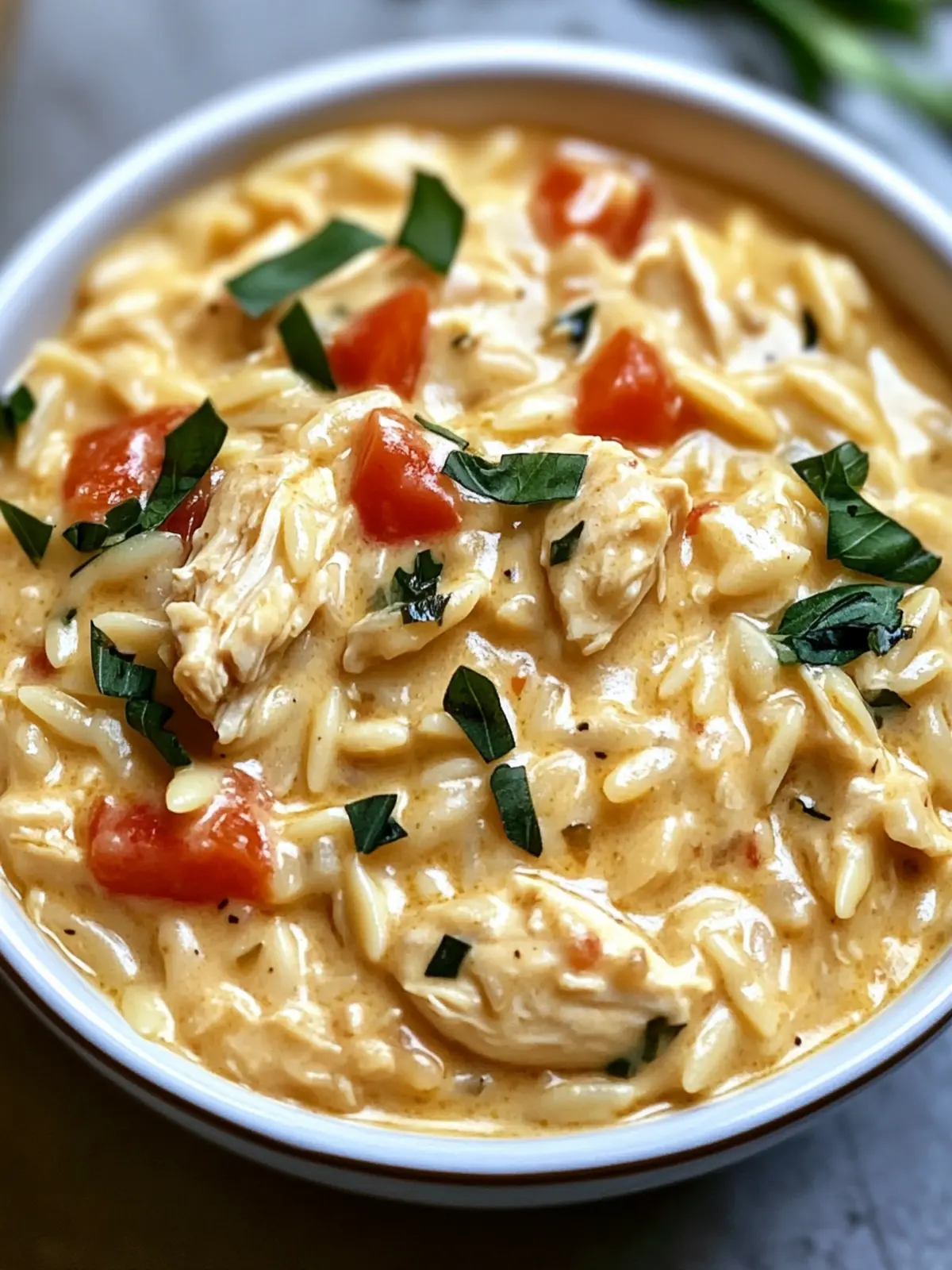 Slow Cooker Creamy Tuscan Chicken Orzo You ll Crave Every Night 3 slow cooker creamy tuscan chicken orzo