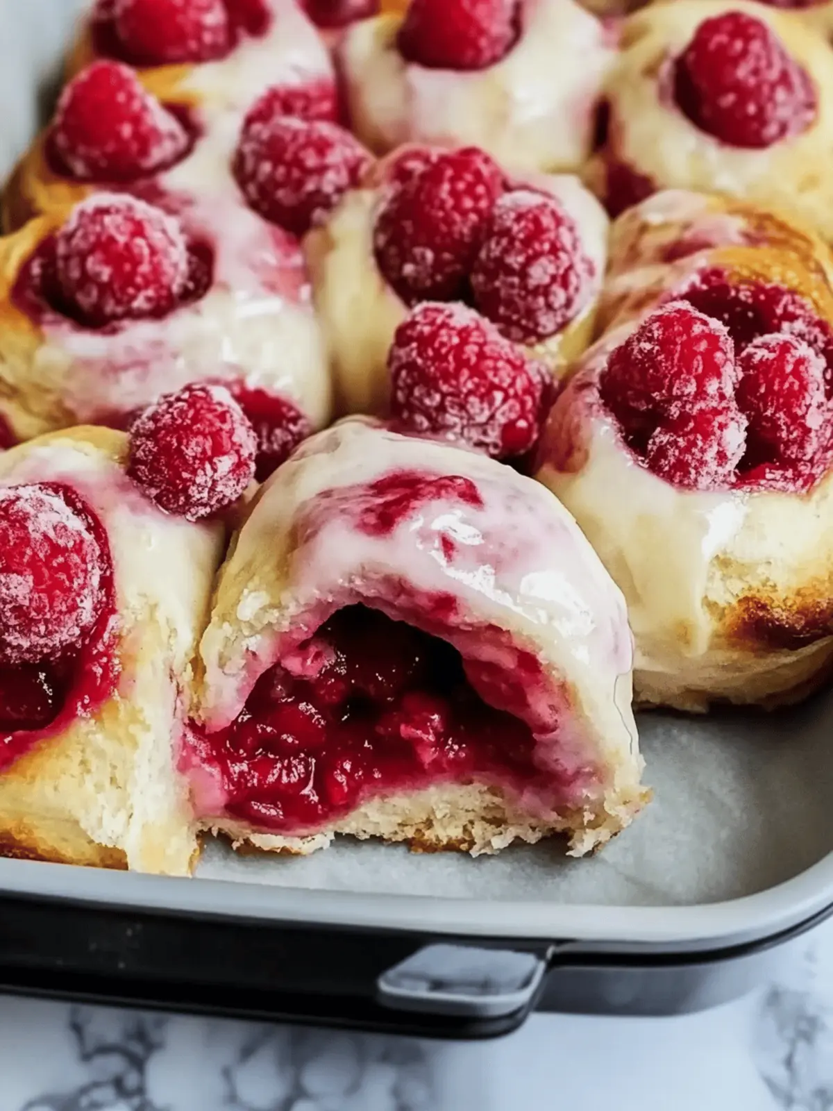 Raspberry Rolls Easy and Gooey Your New Favorite Morning Treat 3 Raspberry Rolls Easy and Gooey