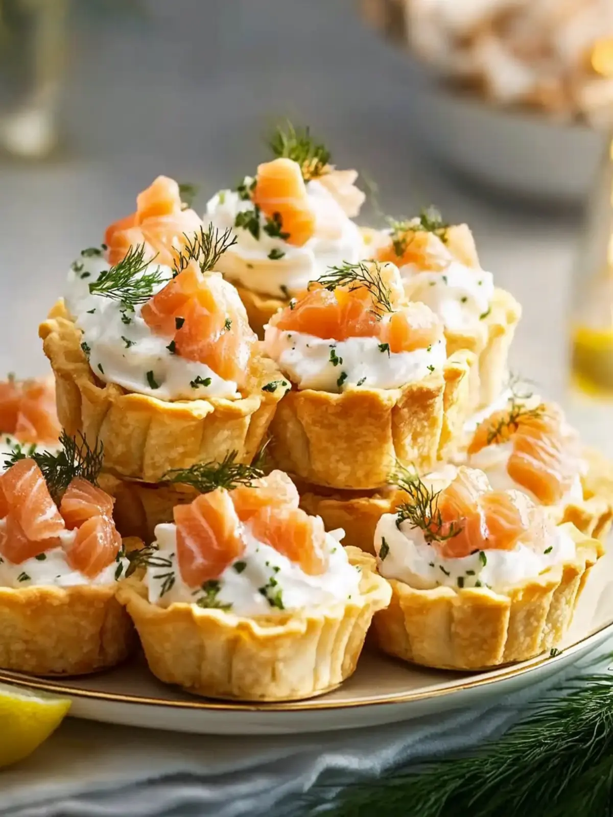 Delicious Salmon Tartlets: Elegant Bites for Any Gathering 4 Salmon Tartlets