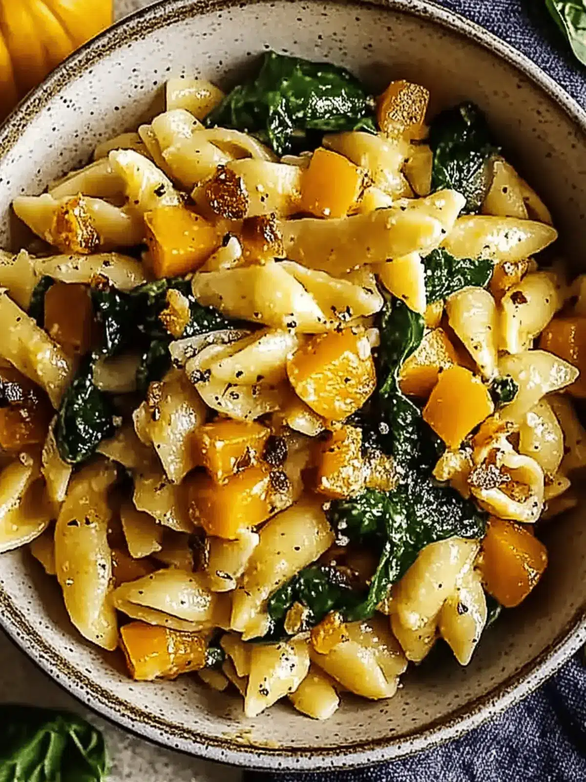 Creamy Butternut Squash Spinach Pasta in 30 Minutes Flat 3 Butternut Squash Spinach Pasta
