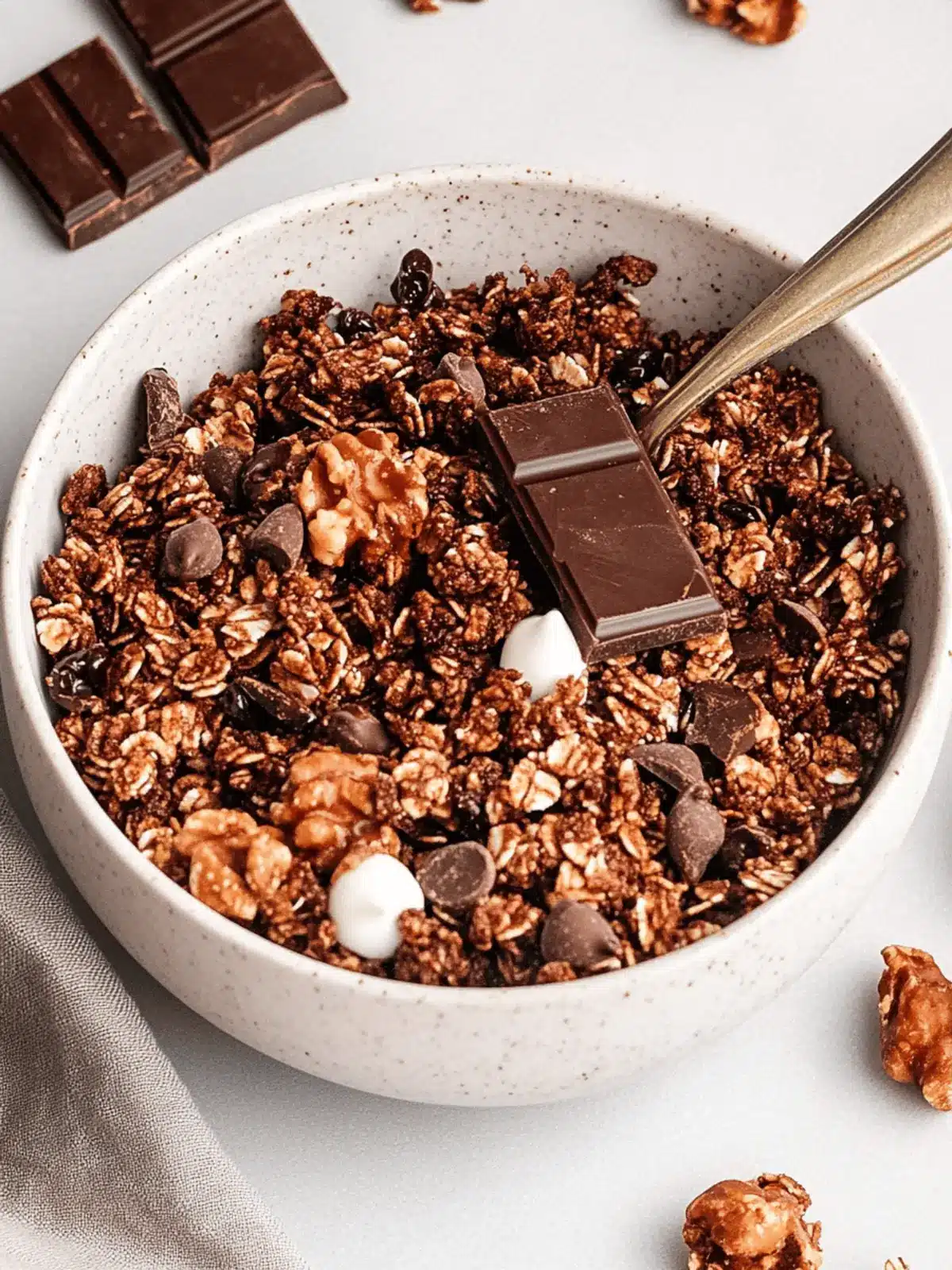 Delicious Dark Chocolate Granola - A Guilt-Free Treat 4 Dark Chocolate Granola