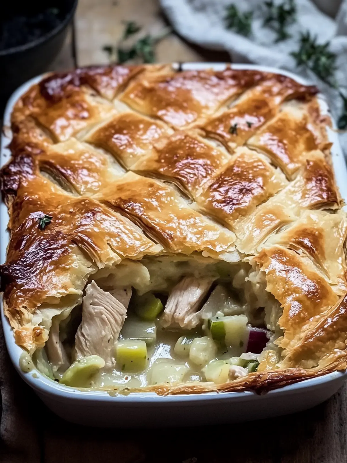 Delicious Chicken and Leek Pie for Cozy Family Dinners 2 Chicken and Leek pie