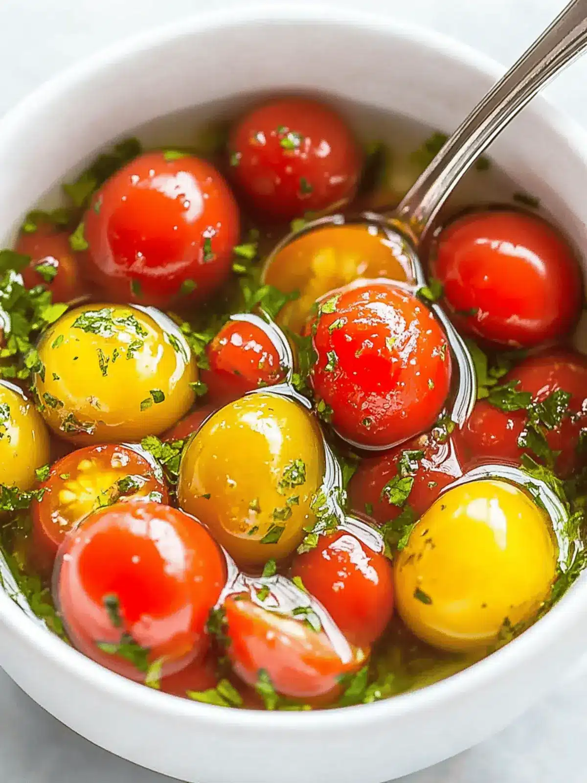 Zesty Simple Marinated Cherry Tomatoes Recipe for Summer Bliss 4 Simple Marinated Cherry Tomatoes Recipe