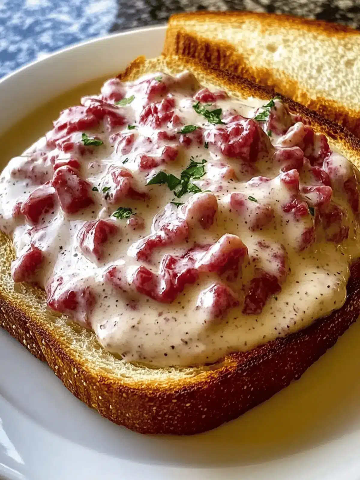 Creamed Chipped Beef on Toast Your New Comfort Food Hero 2 Creamed Chipped Beef on Toast