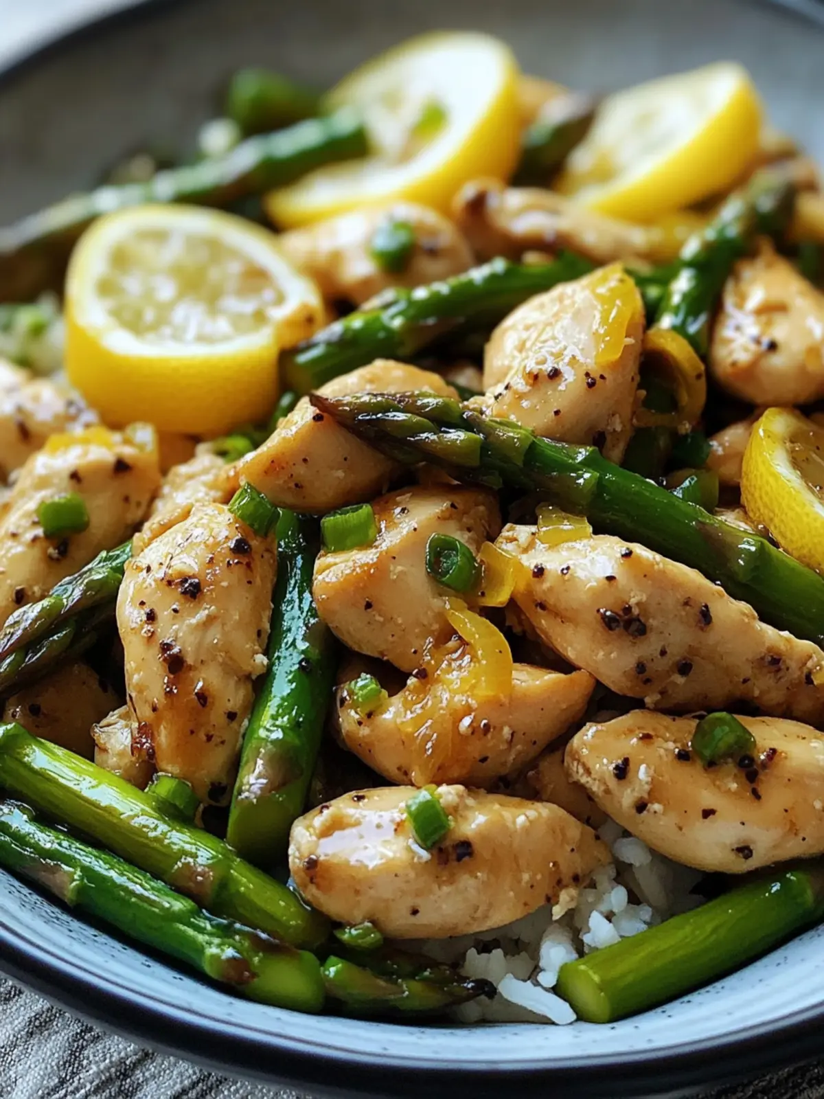 Zesty Lemon Chicken Asparagus Stir-Fry Ready in 20 Minutes 2 Lemon Chicken Asparagus Stir-Fry