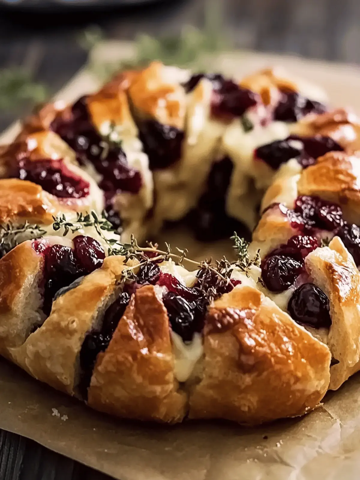 Brie Cranberry Pull-Apart Bread: The Ultimate Party Starter 2 Brie Cranberry Pull-Apart Bread