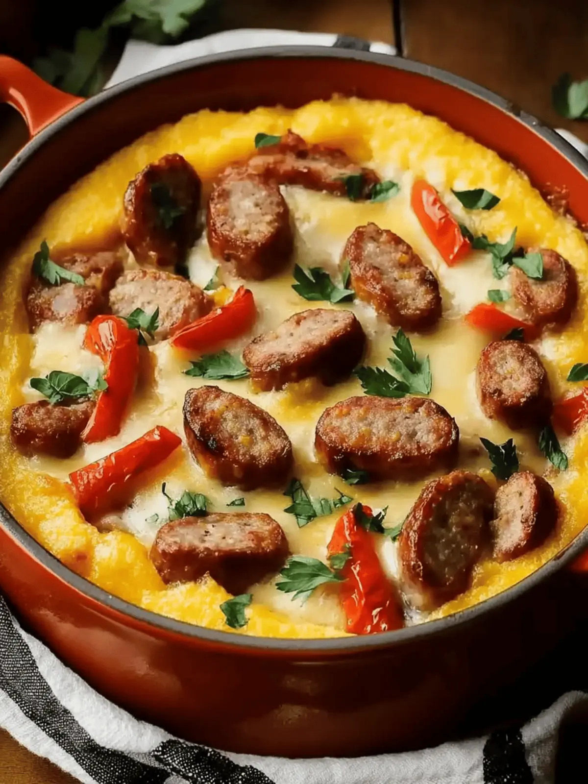 Satisfying Sausage and Polenta Bake Dinner for Cozy Nights 2 Sausage and Polenta Bake Dinner