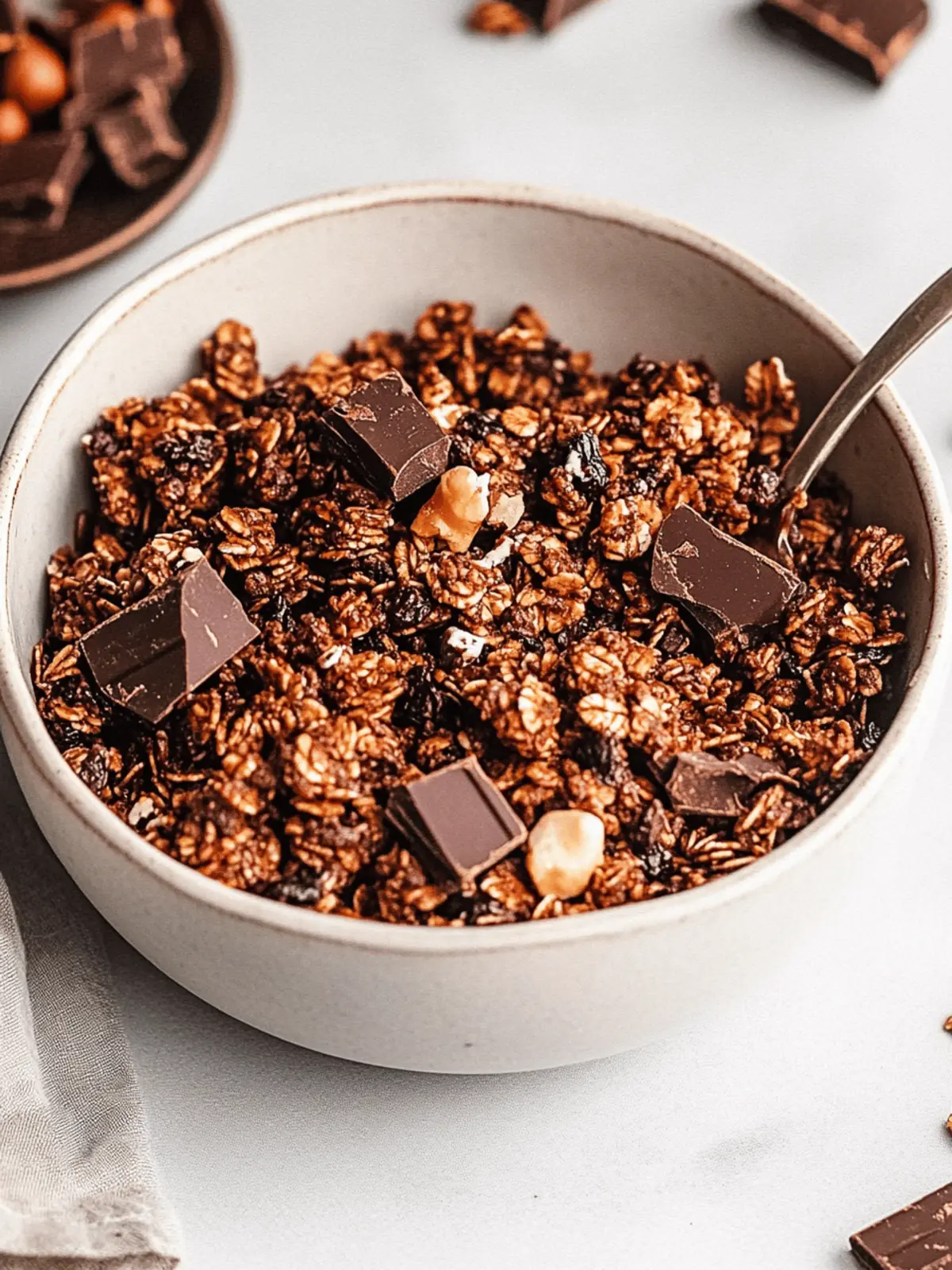 Delicious Dark Chocolate Granola - A Guilt-Free Treat 3 Dark Chocolate Granola