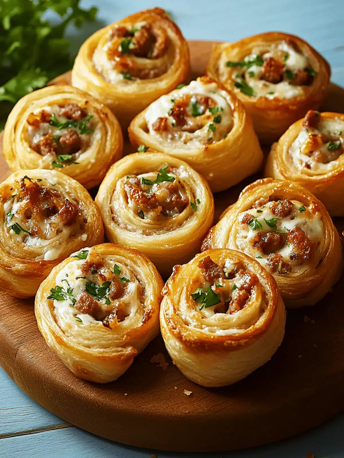 Sausage and Cream Cheese Pinwheels The Ultimate Game Day Treat 2 Sausage and Cream Cheese Pinwheels (Football Season Recipe)