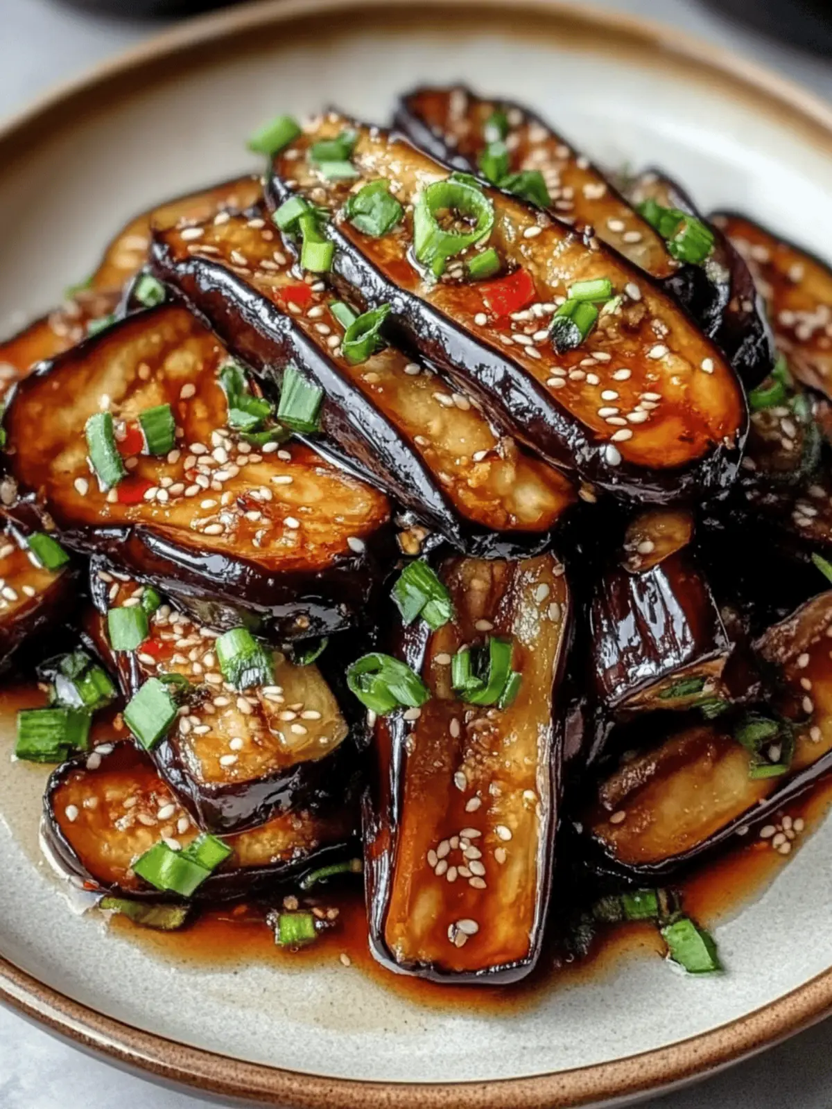 Crispy Eggplant Tossed in Garlic Soy Glaze for Divine Flavor 4 Crispy Eggplant Tossed in Garlic Soy Glaze