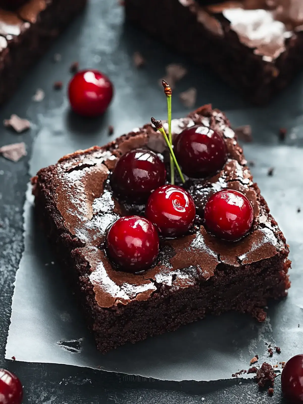 Irresistible Roasted Chocolate Cherry Brownies You ll Adore 2 Roasted Chocolate Cherry Brownies