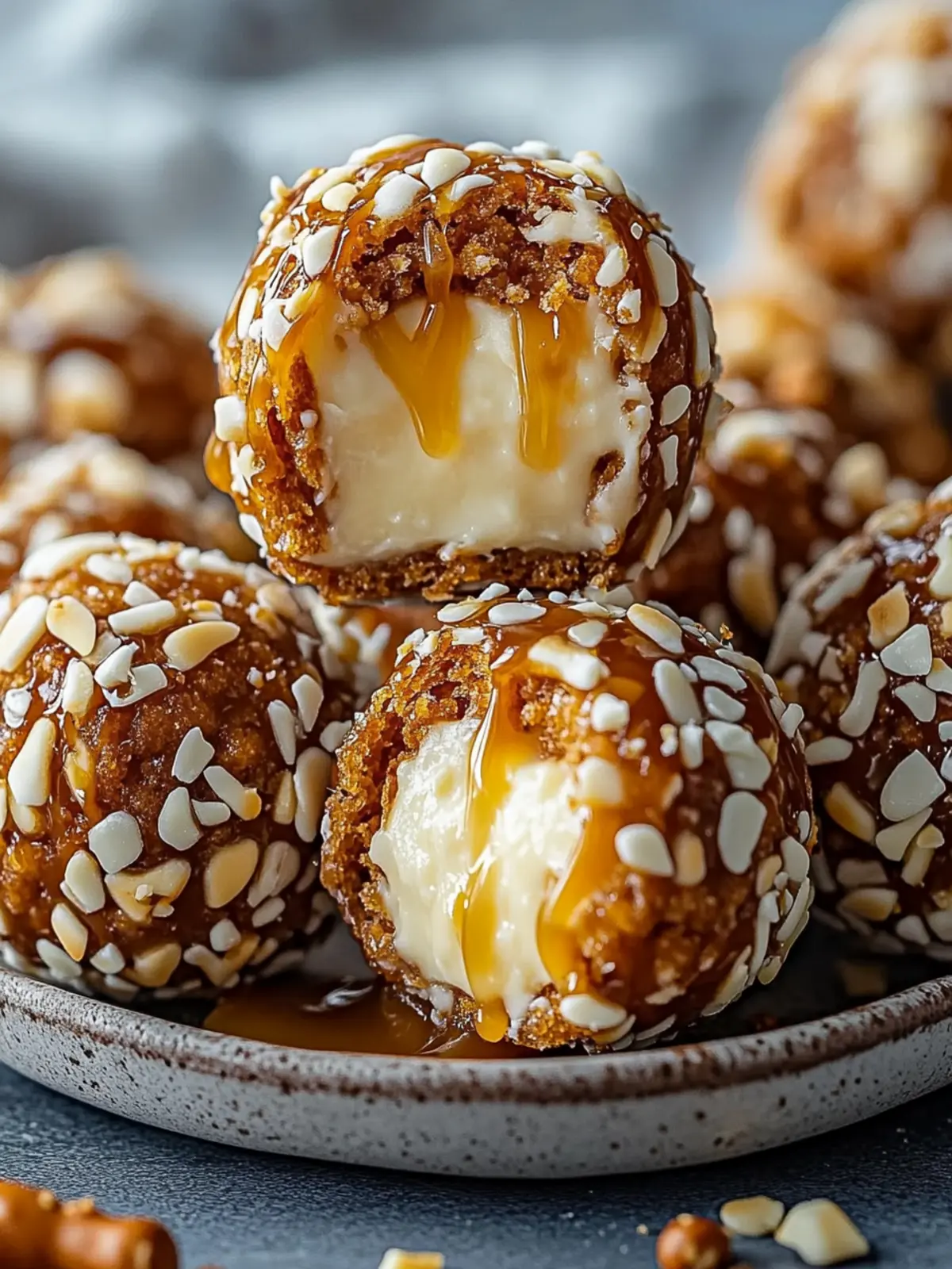 Salted Caramel Pretzel Cheesecake Balls That Wow Every Crowd 2 Salted Caramel Pretzel Cheesecake Balls