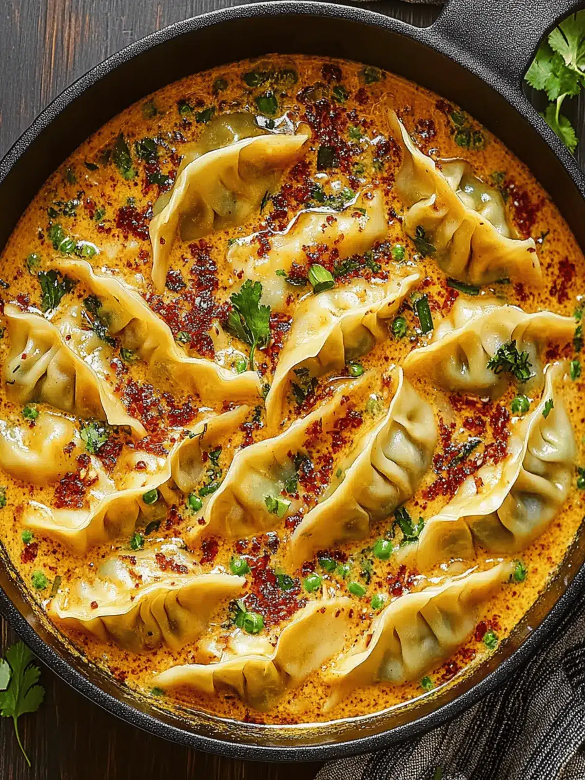 Savory Baked Potstickers with Thai Curry Sauce Surprise 4 Baked Potstickers with Thai Curry Sauce