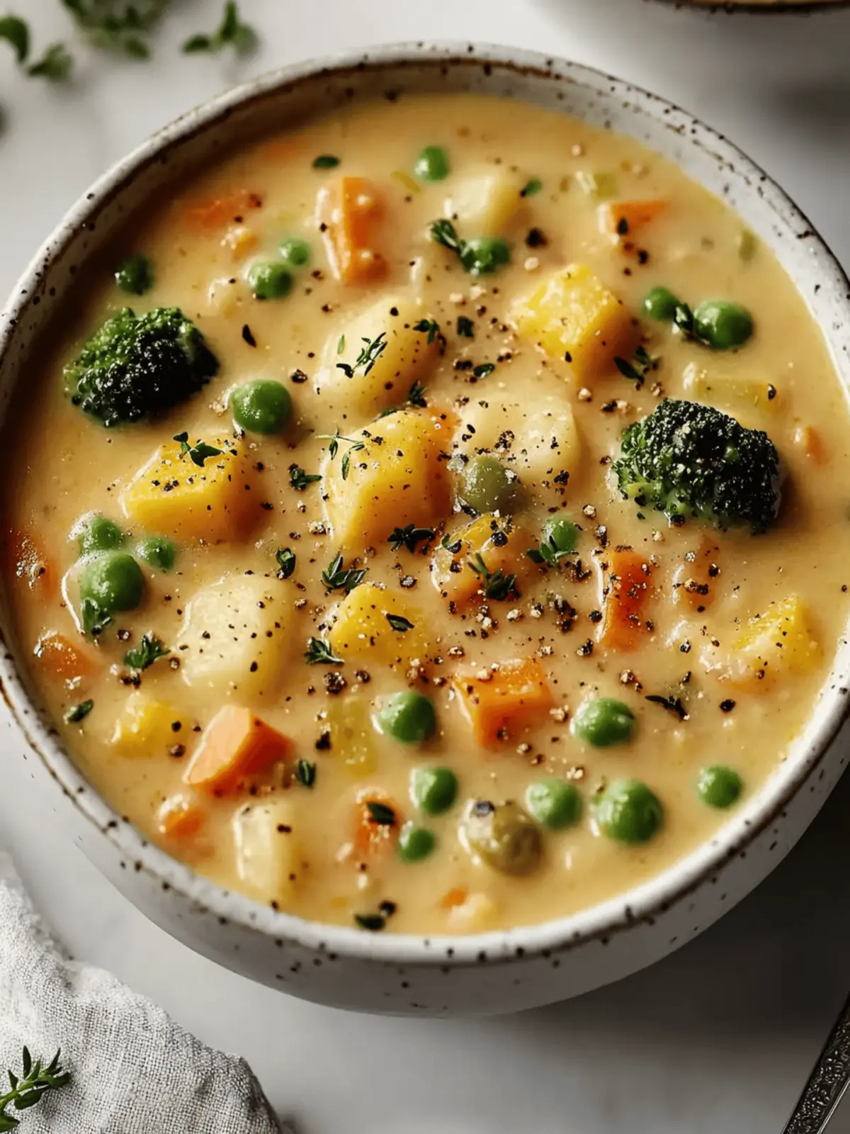 Hearty Veggie Pot Pie Soup for Ultimate Comfort Food Bliss 3 Veggie Pot Pie Soup
