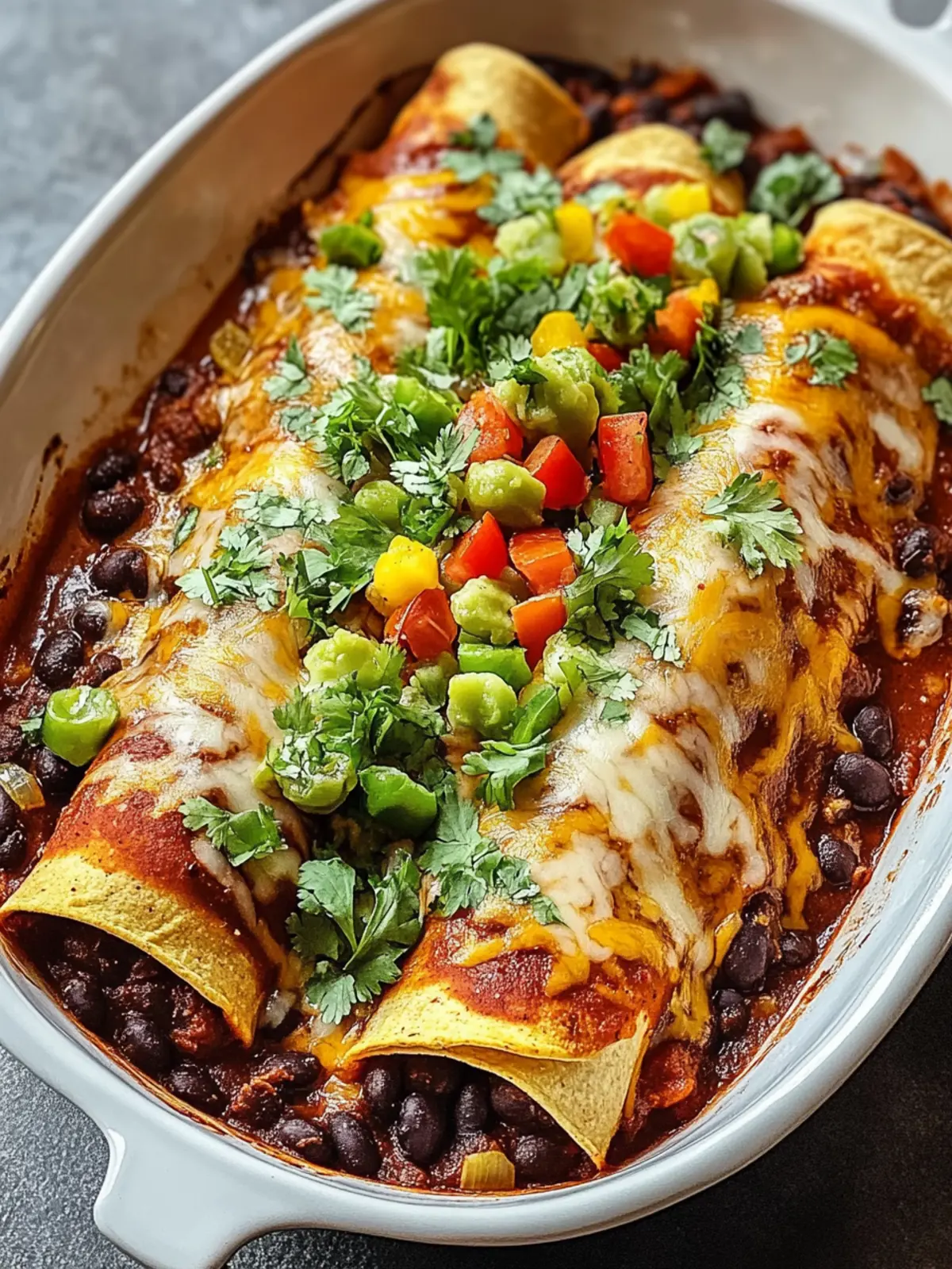 Mouthwatering Vegetarian Black Bean Enchiladas in 30 Minutes 2 Vegetarian Black Bean Enchiladas