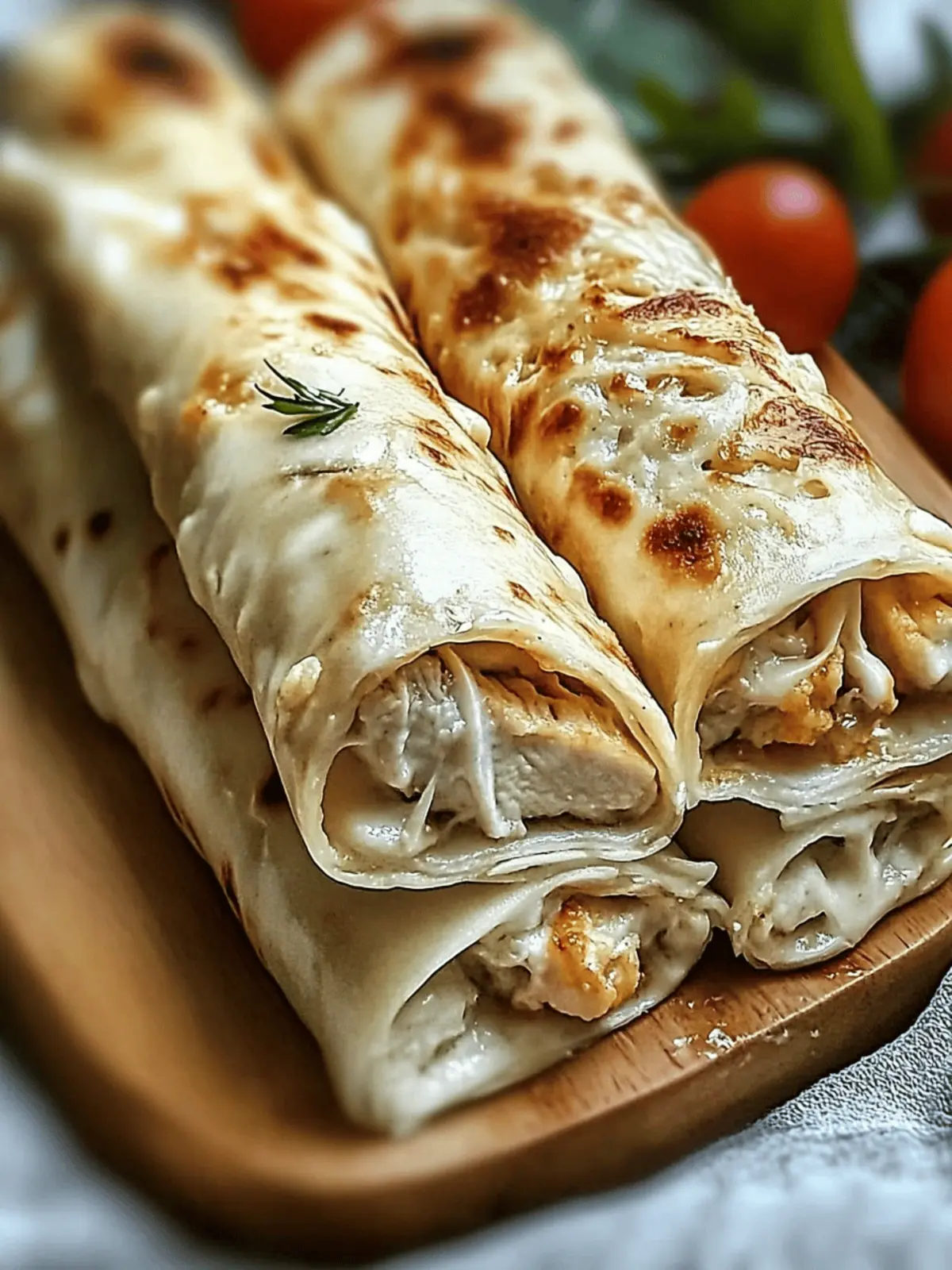 Savory Cheesy Garlic Chicken Wraps for Quick Family Meals 3 Cheesy Garlic Chicken Wraps