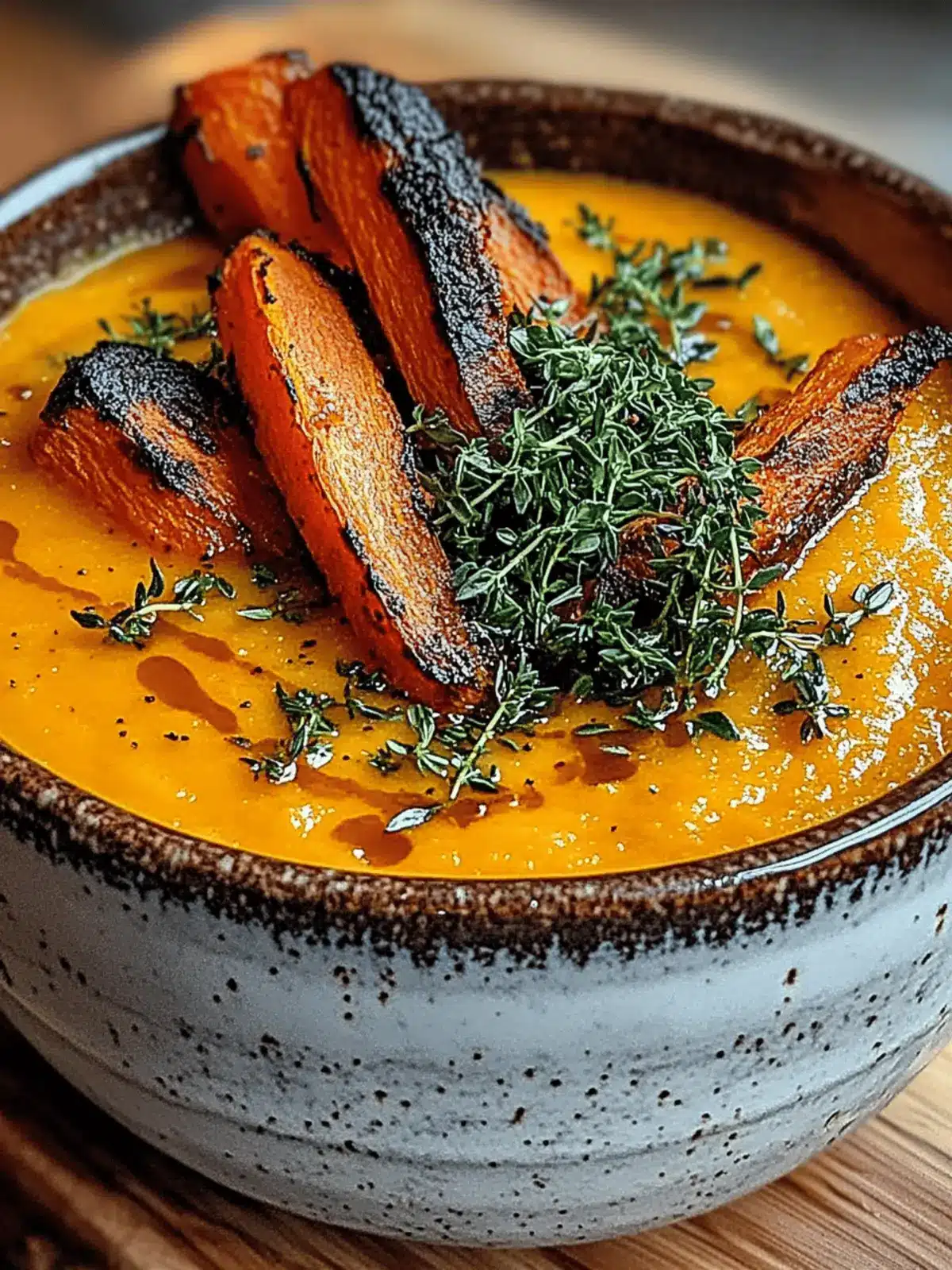 Creamy Roasted Carrot and Thyme Soup for Cozy Nights 2 Creamy Roasted Carrot and Thyme Soup