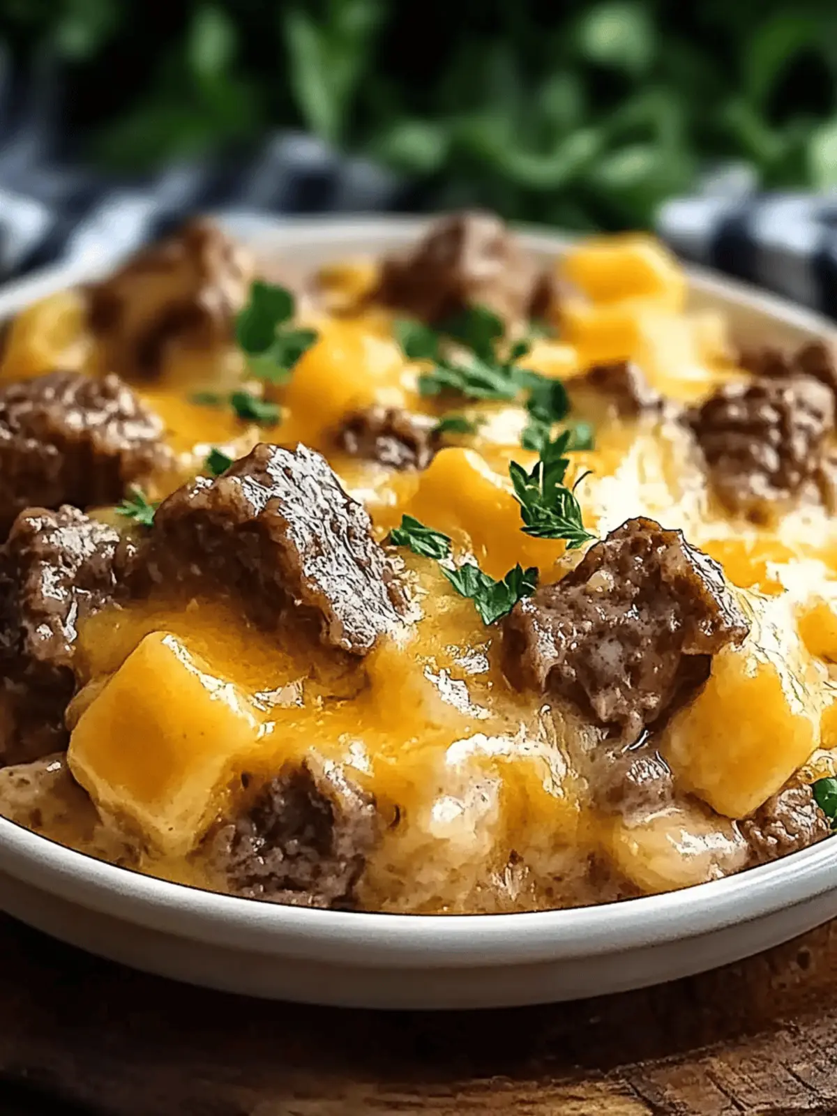 Hearty Slow Cooker Steak and Cheddar Casserole Bliss 3 Slow Cooker Steak and Cheddar Casserole