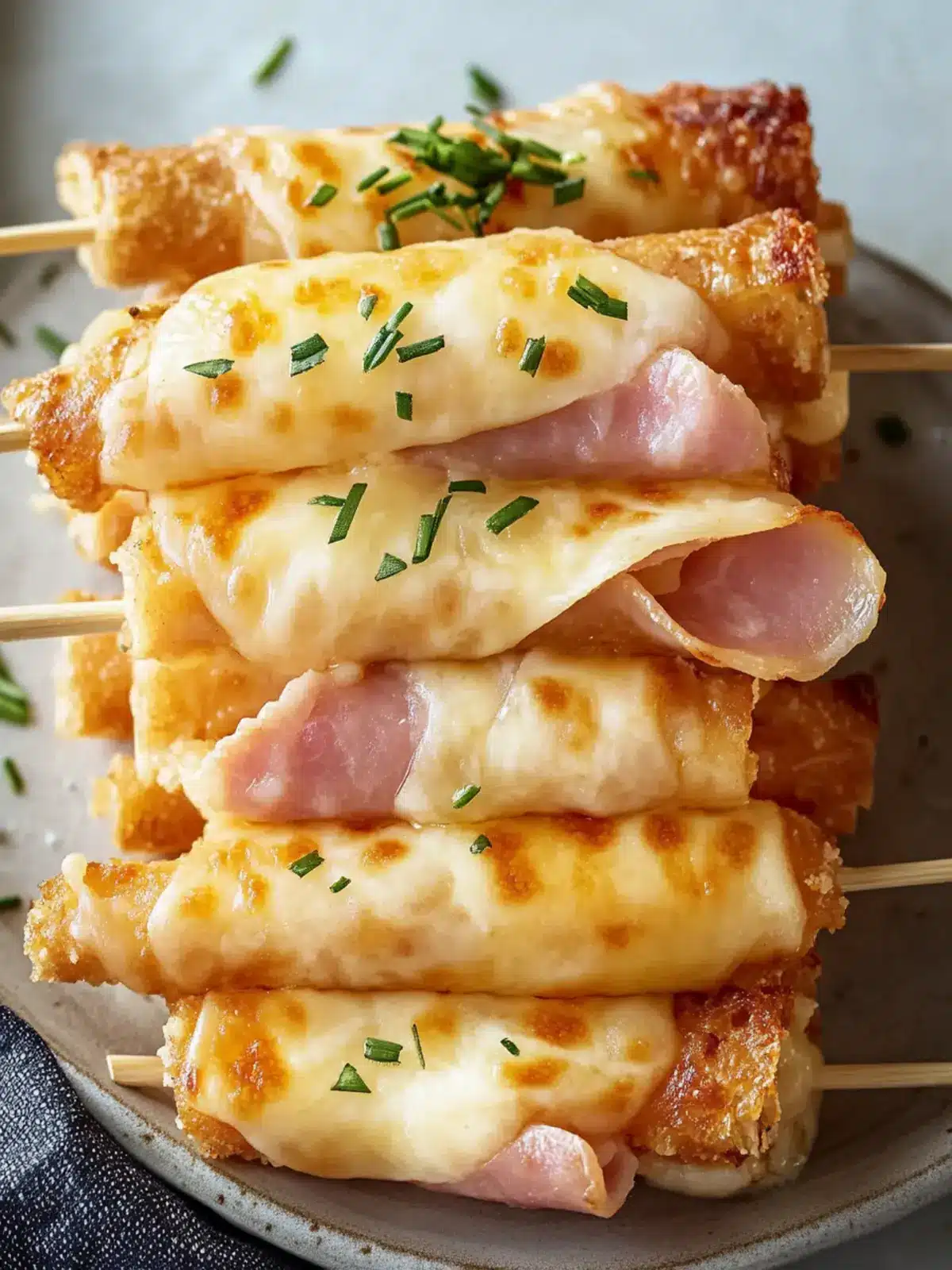 Crispy Ham and Cheese Sticks: The Ultimate Snack Delight 3 Ham and Cheese Sticks