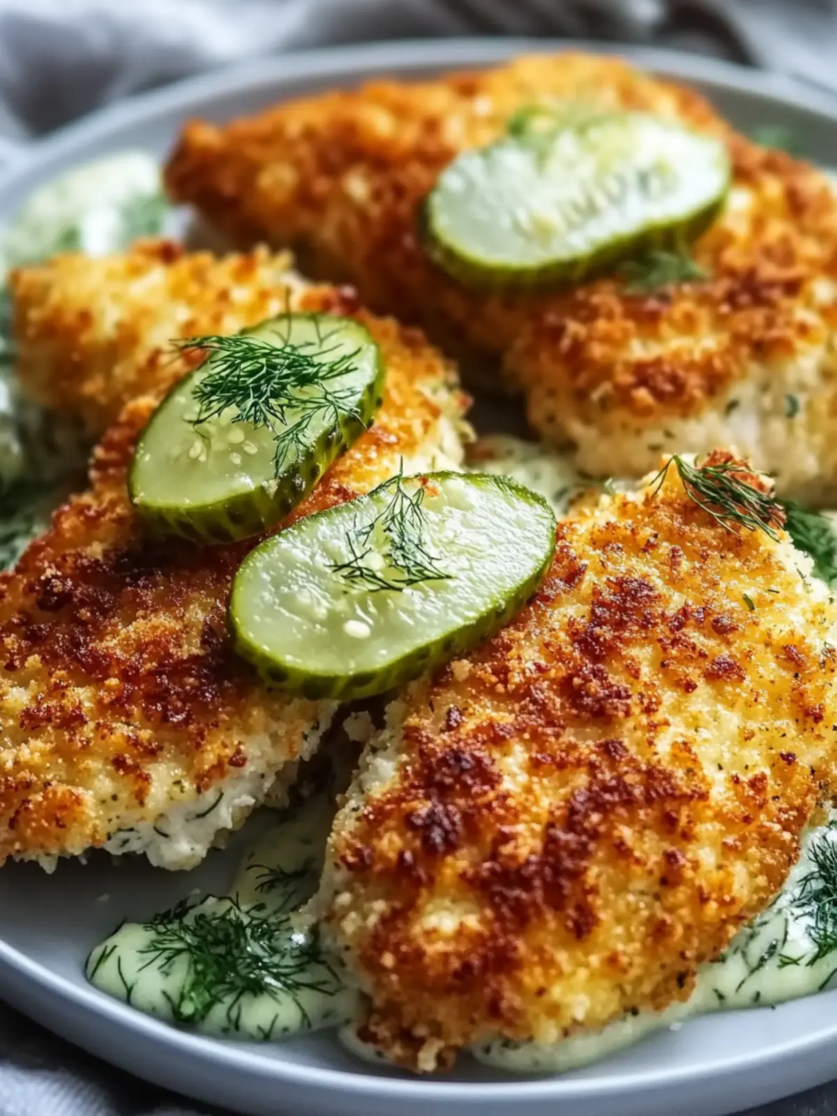 Crispy Dill Pickle Parmesan Chicken: A Game-Changer Dinner! 4 Crispy Dill Pickle Parmesan Chicken