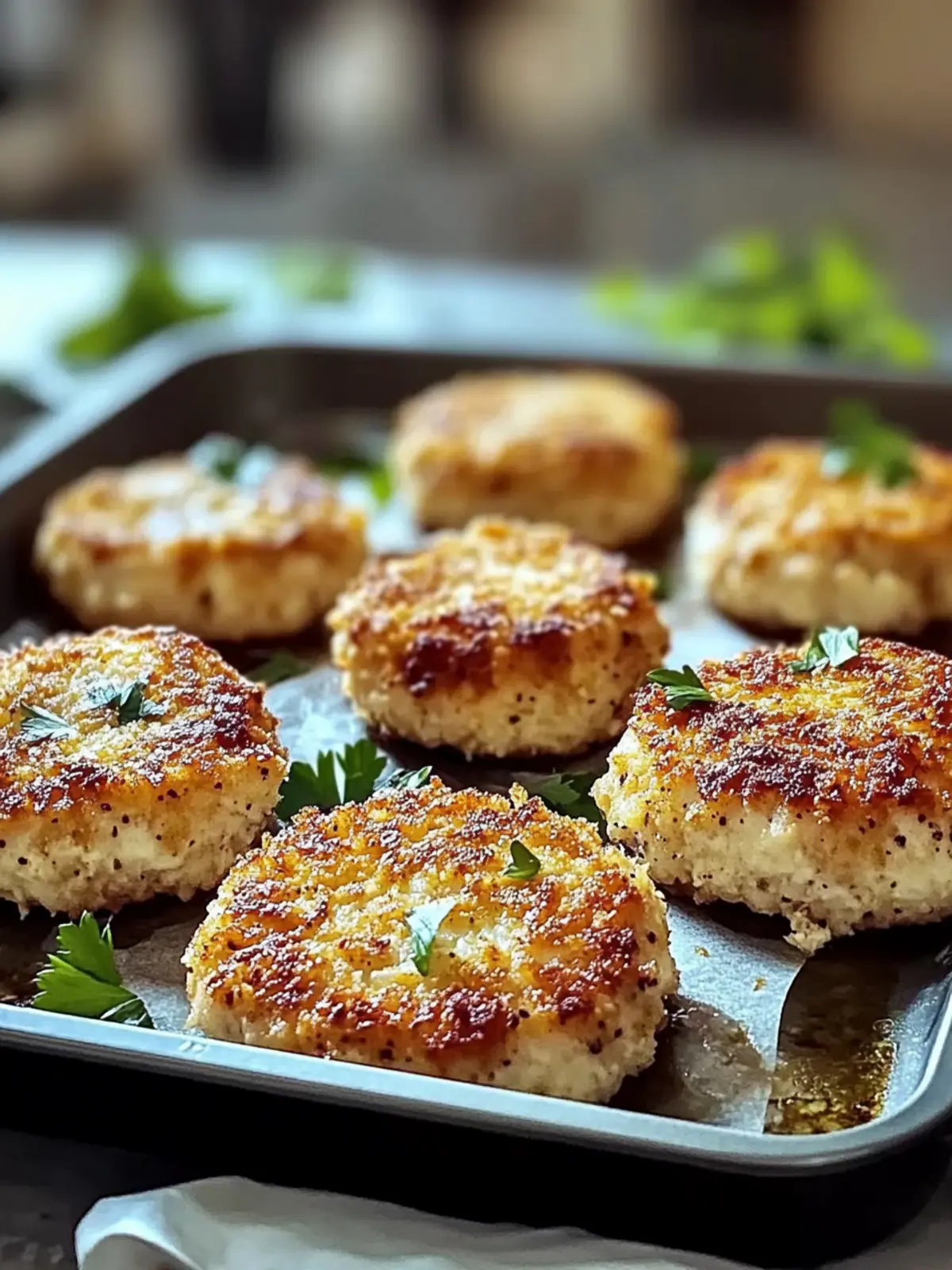 Golden Baked Chicken Rissoles for Guilt-Free Comfort Food 2 Golden Baked Chicken Rissoles