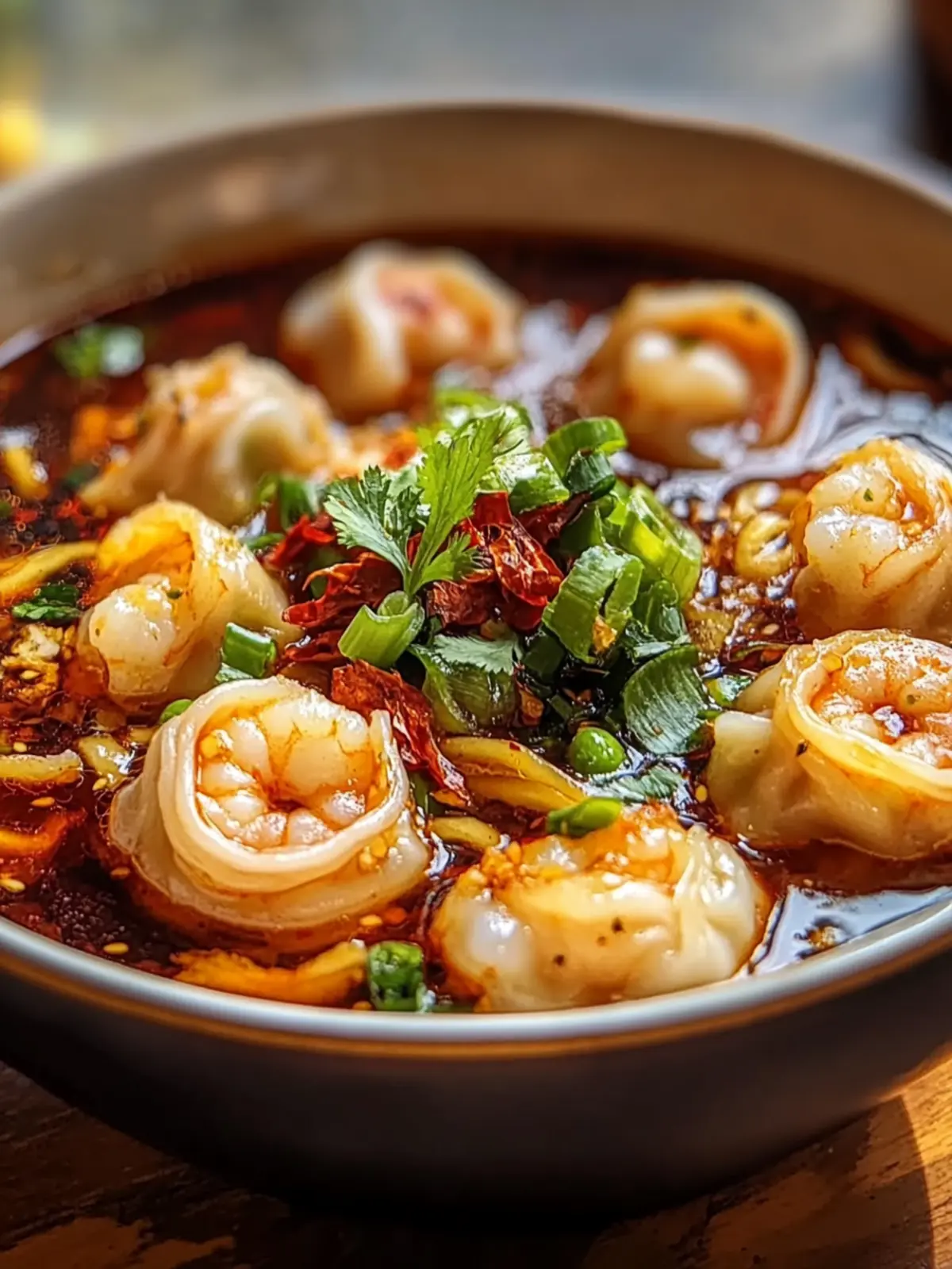 Spicy Shrimp Dumpling Noodle Bowl: Dive into Flavorful Bliss 4 Spicy Shrimp Dumpling Noodle Bowl