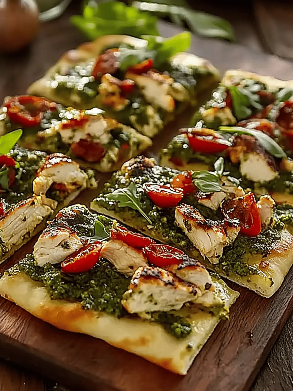 Irresistible Chicken Pesto Flatbread Ready in 20 Minutes 3 Irresistible Chicken Pesto Flatbread