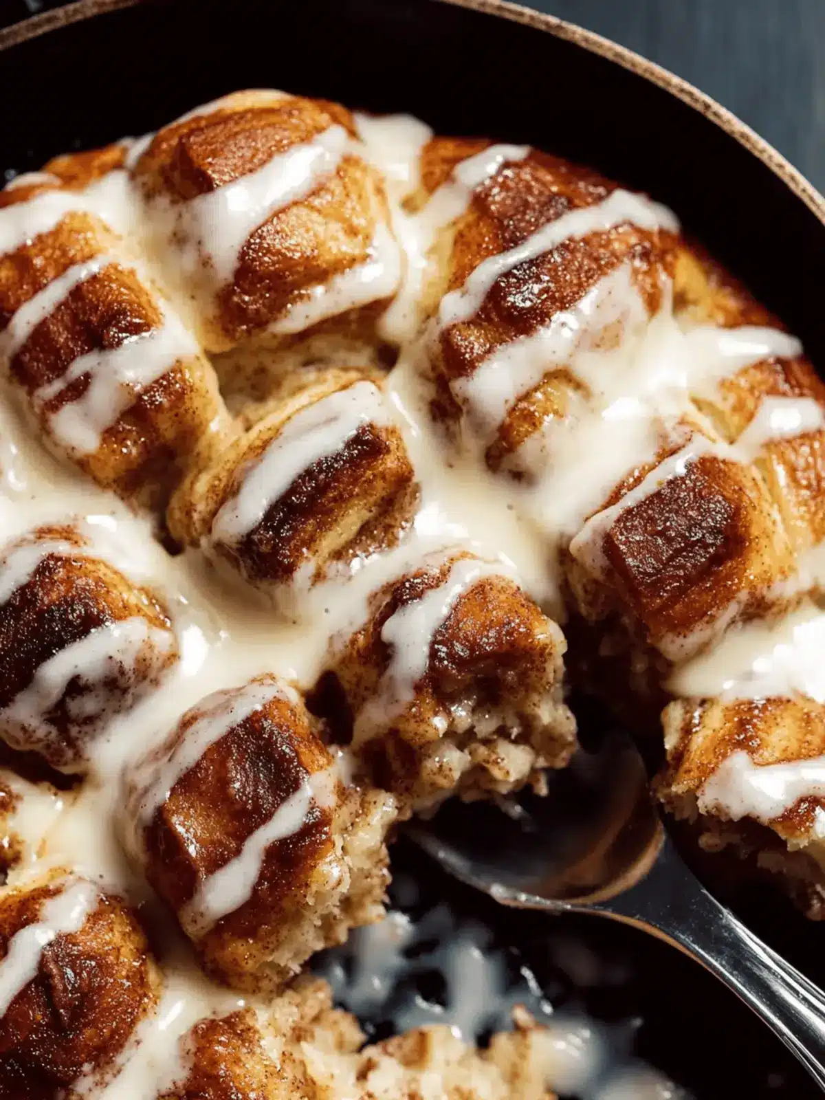 Cinnamon Roll Monkey Bread Skillet for Cozy Mornings 3 Cinnamon Roll Monkey Bread Skillet
