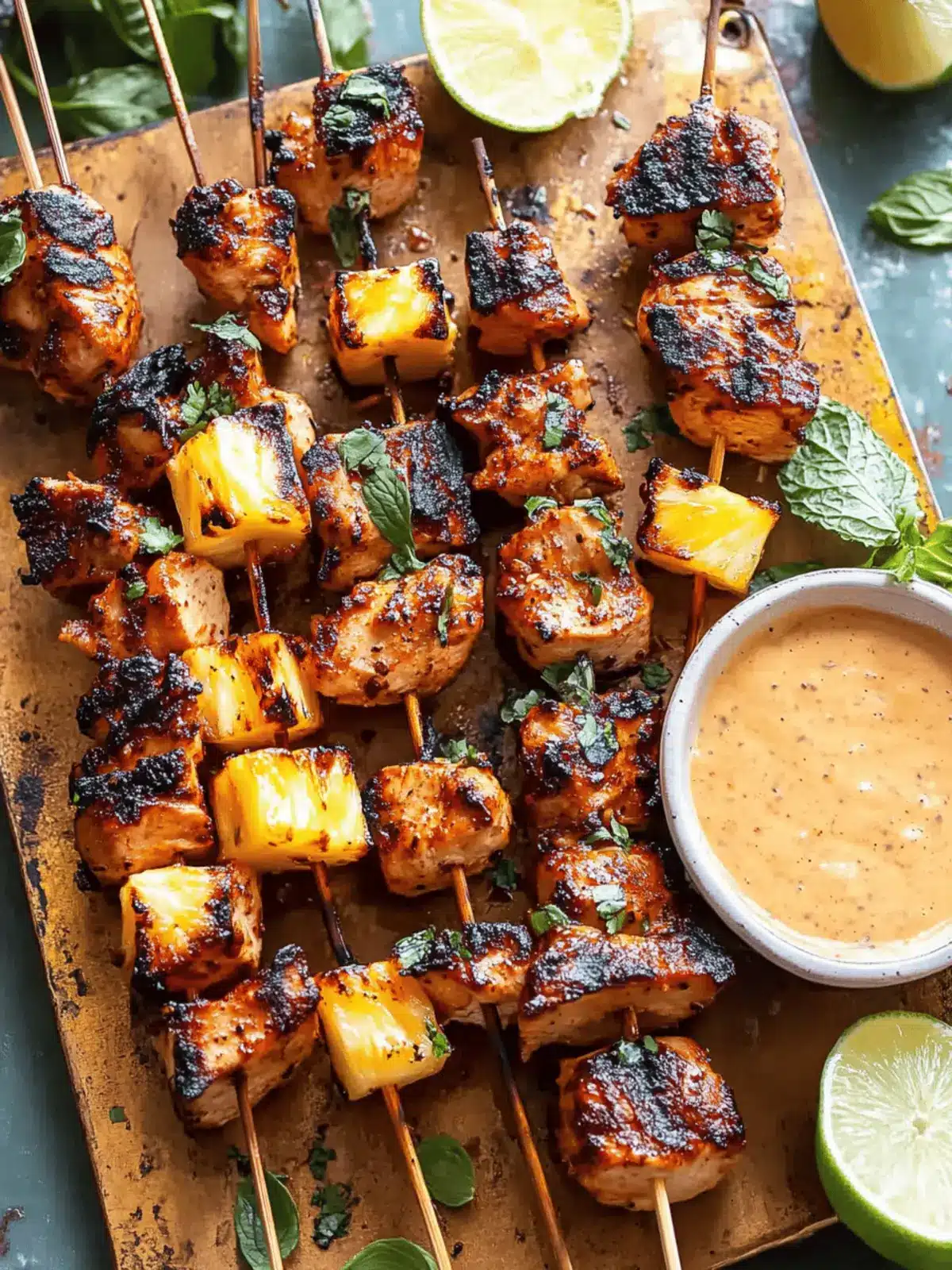 Savor Summer with Chipotle Pineapple Bang Bang Chicken Skewers 4 Chipotle Pineapple Bang Bang Chicken Skewers