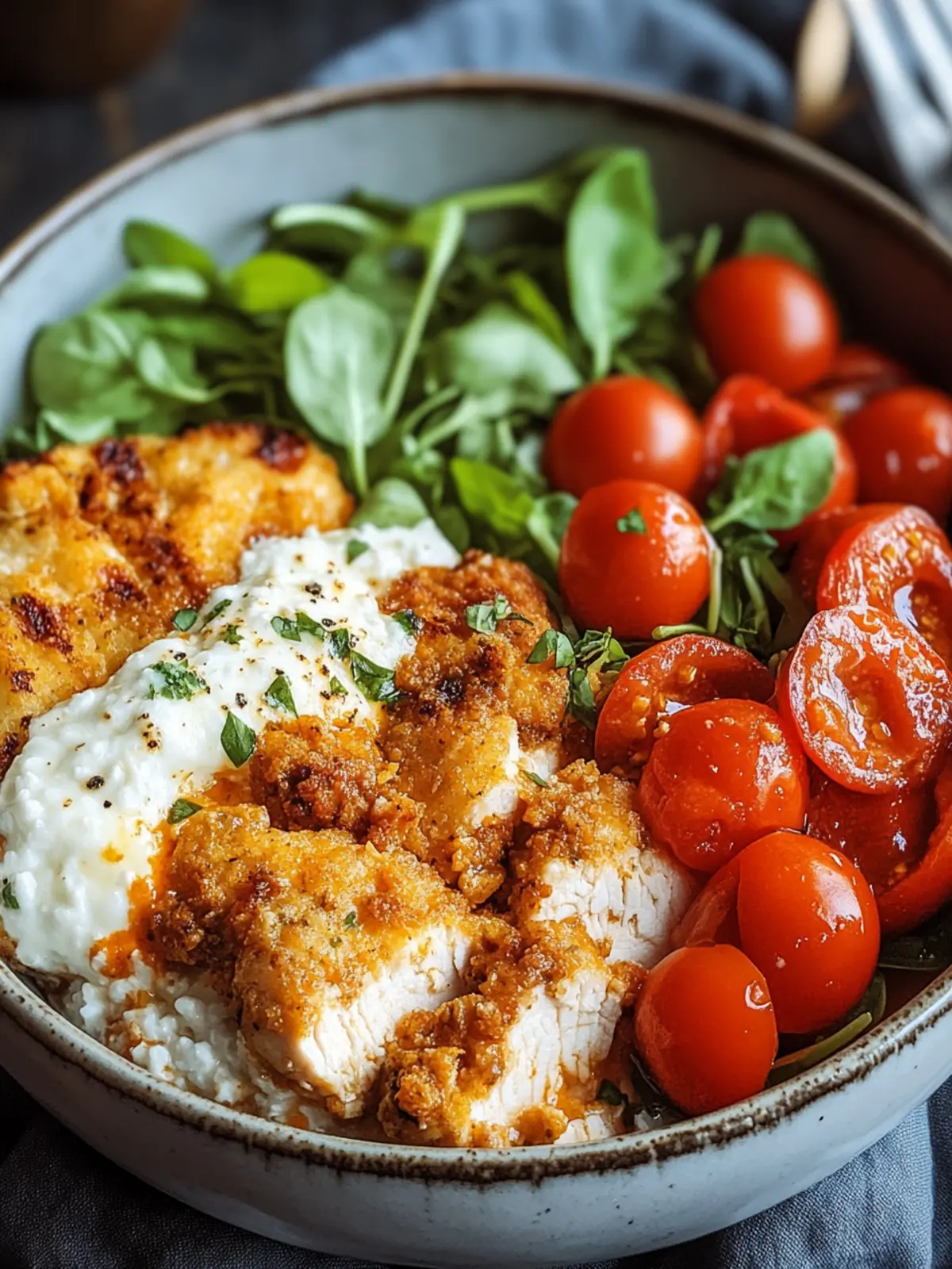High Protein Chicken Parm Cottage Cheese Bowl for Quick Nutrition 4 High Protein Chicken Parm Cottage Cheese Bowl